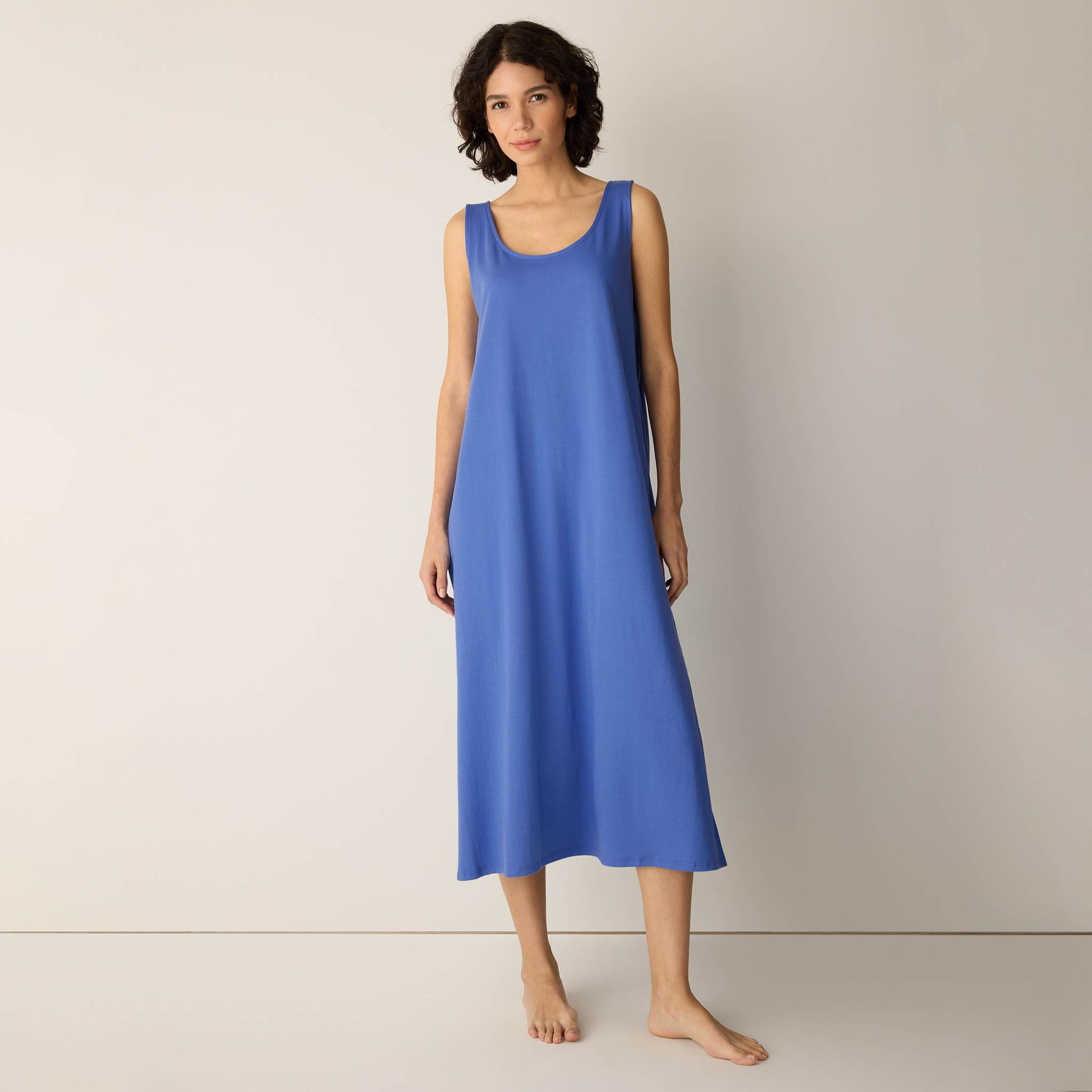maxi dress nightgown 'Carmela' Crochet Trim Maxi Dress