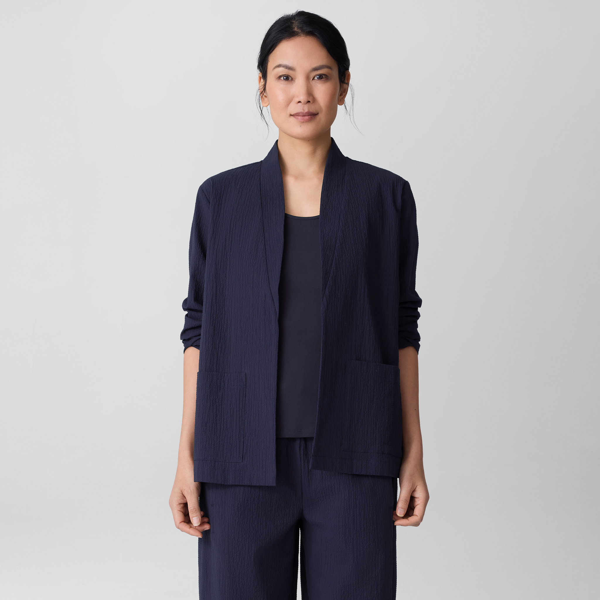 IIROT / Irot | Mohair poplin Tailored Jacket Gilet | F