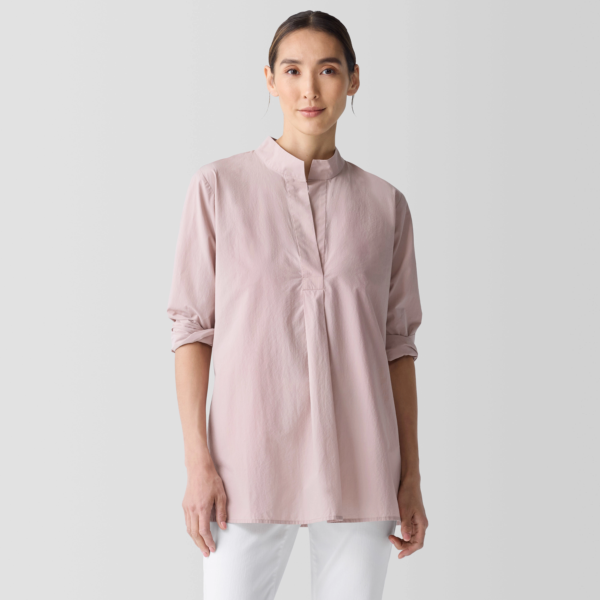 Ctn Poplin Stand Cllr S/S Shirt Jkt main image 0