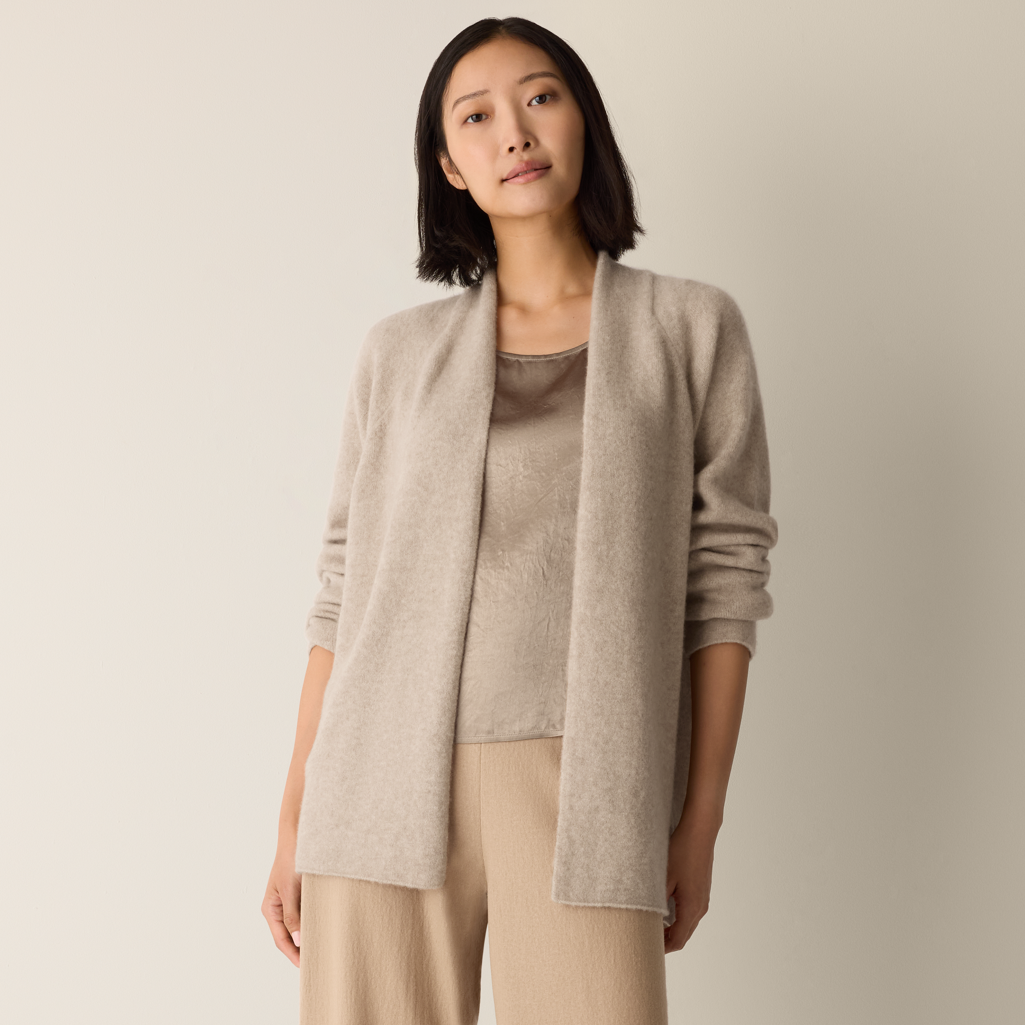 Cashmere Silk Boucle Bliss Long Cardigan