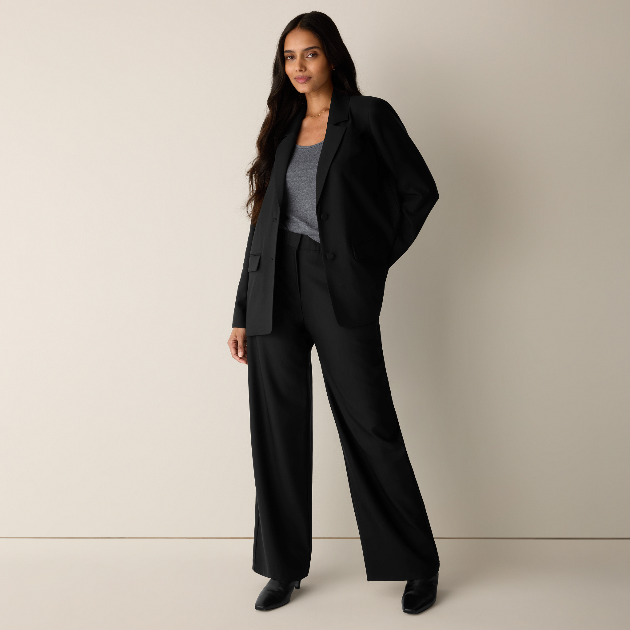 Seasonless Wool Full-Length Trouser