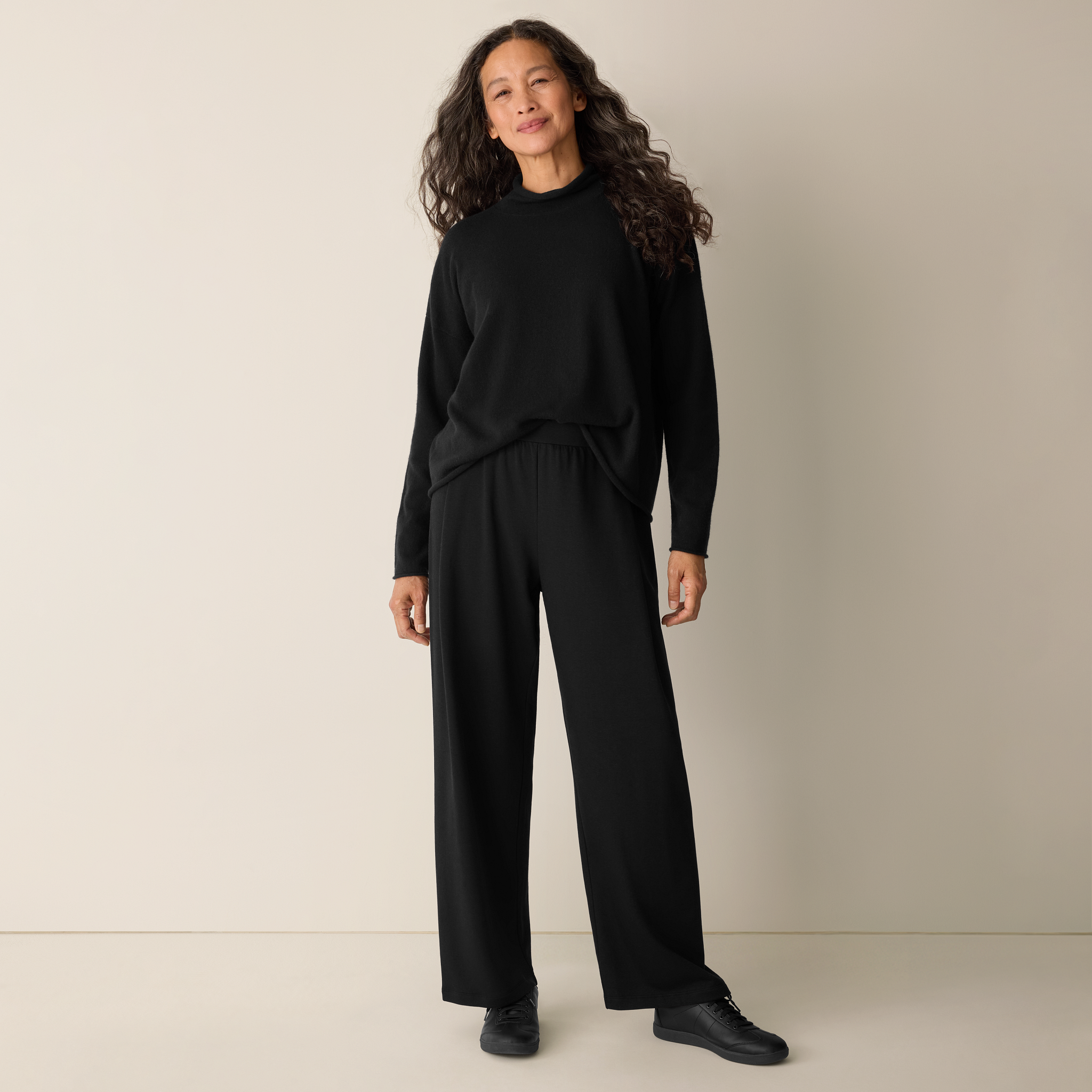 Cozy Brushed Terry Hug Straight Pant