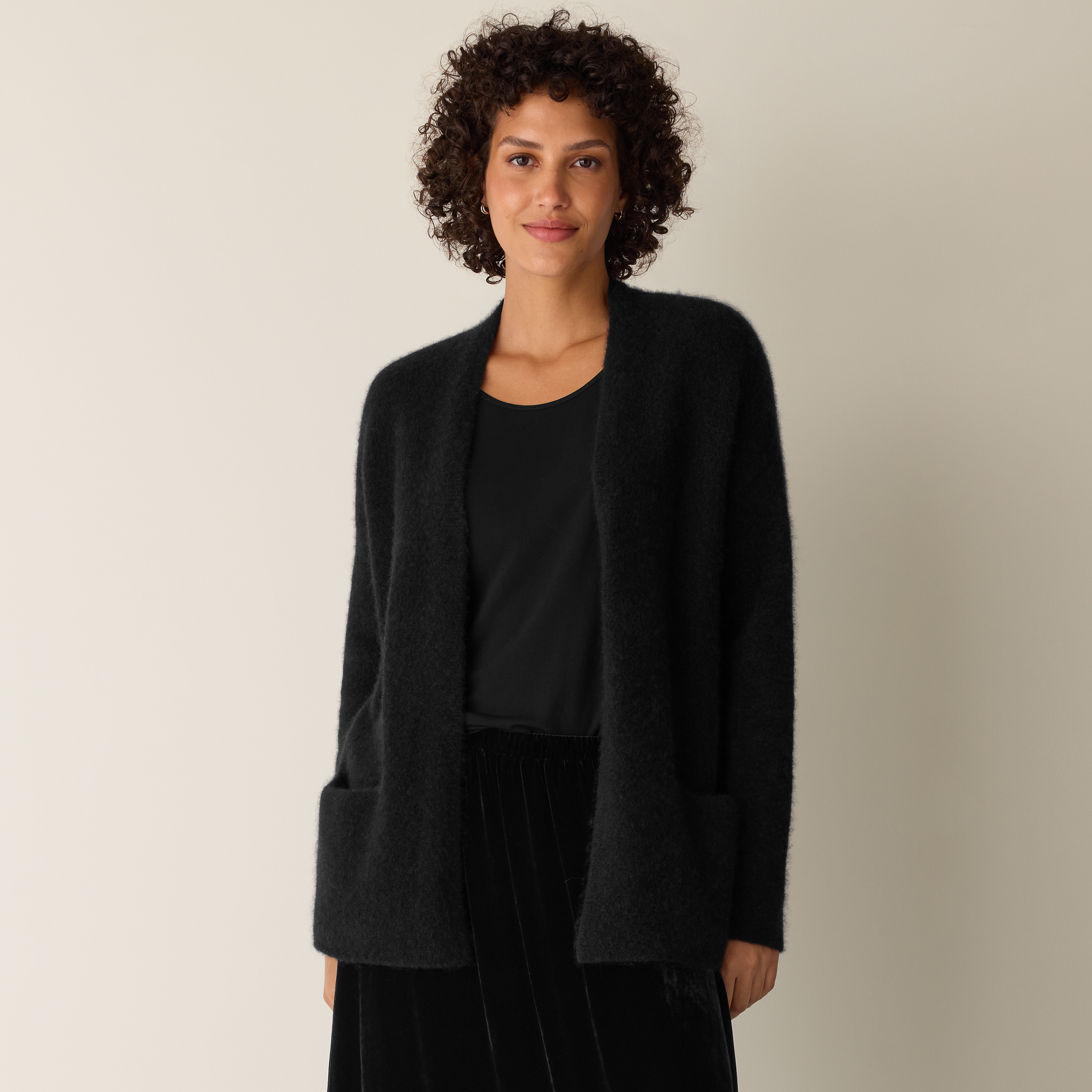 Cashmere Silk Boucle Bliss Cardigan