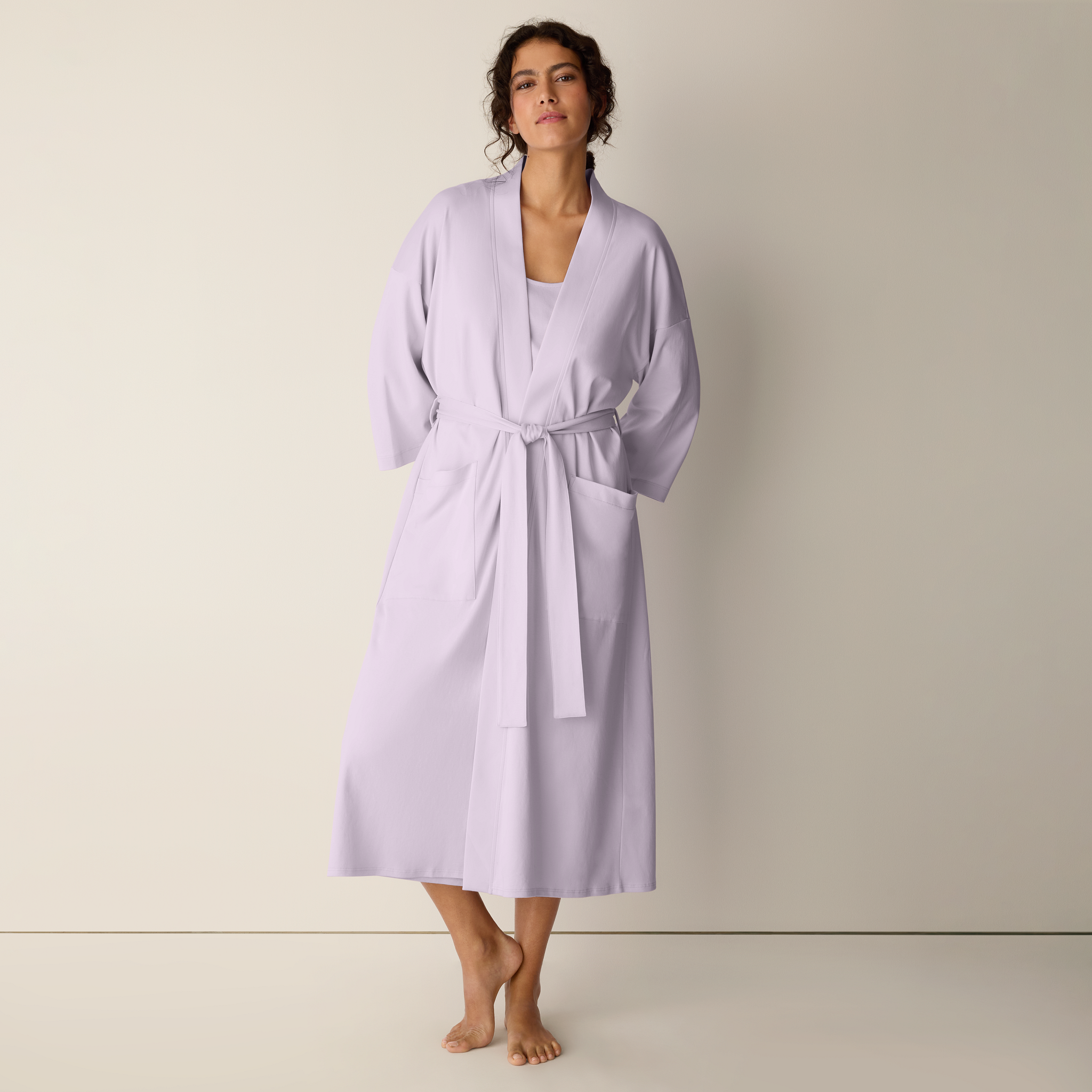 Organic Cotton Interlock Sleep Robe from EILEEN FISHER - $158
