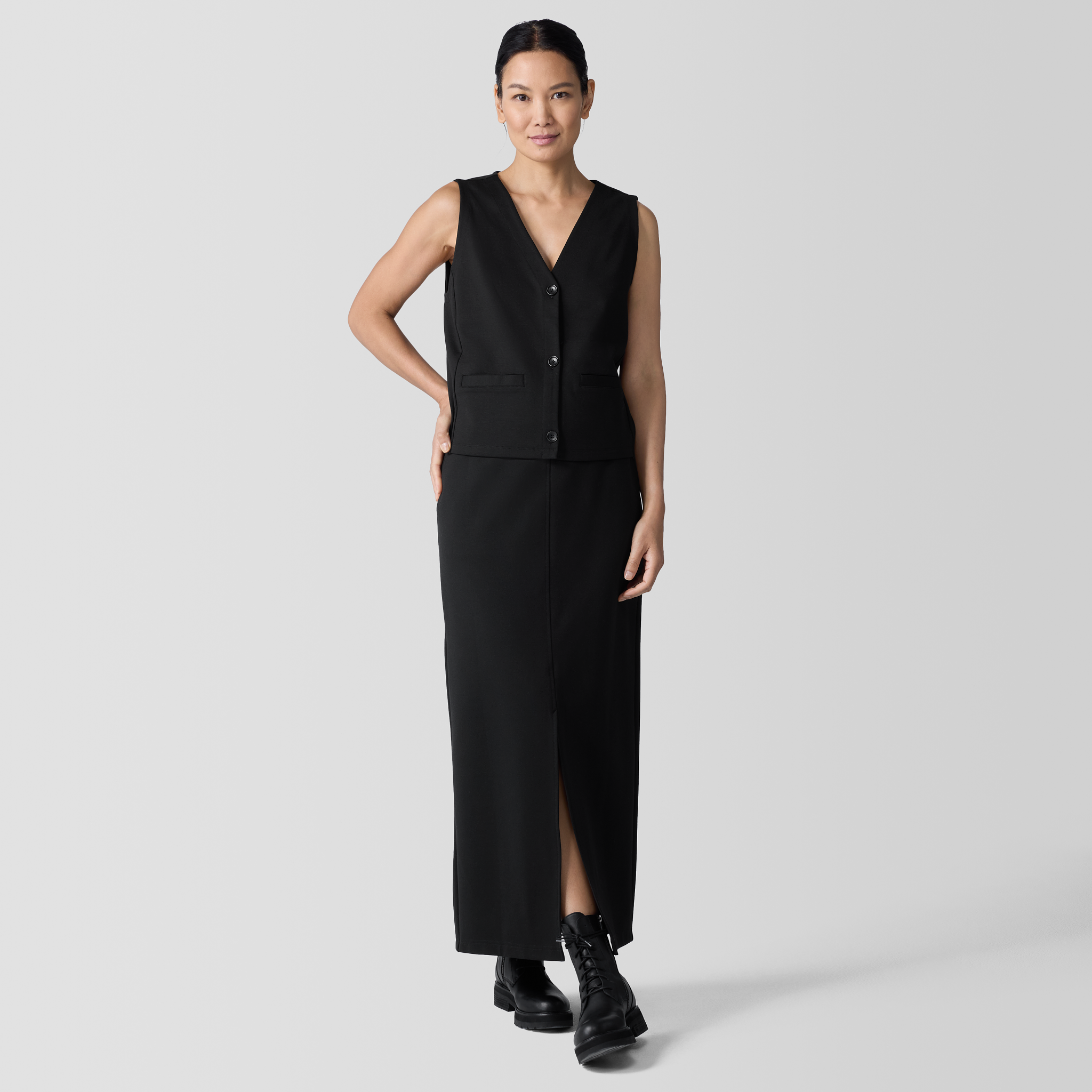 Washable Flex Ponte Skirt from EILEEN FISHER - $135.20