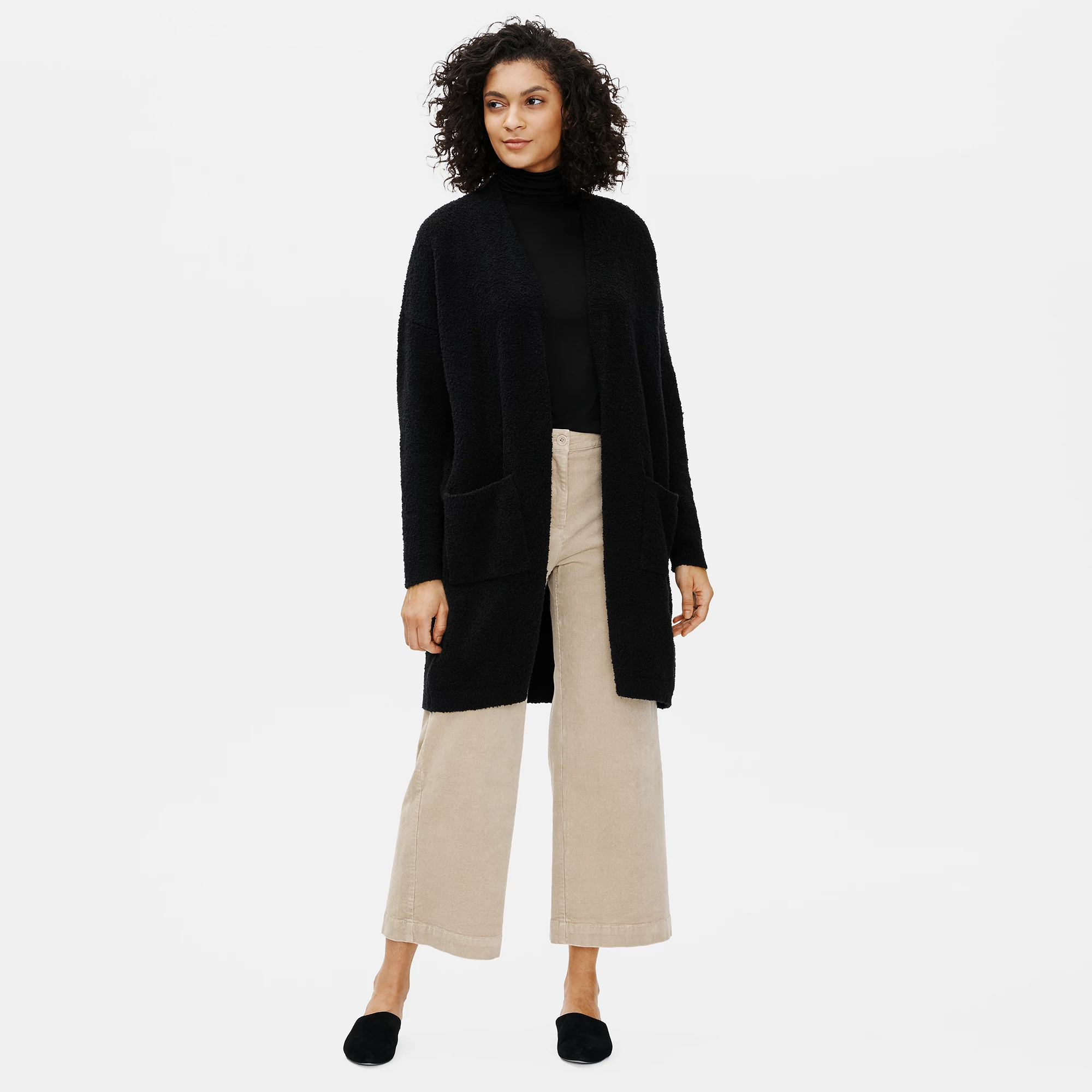【COSYHARU】Kale boucle knit cardigan COS Bouclé-Knit Cardigan | endource