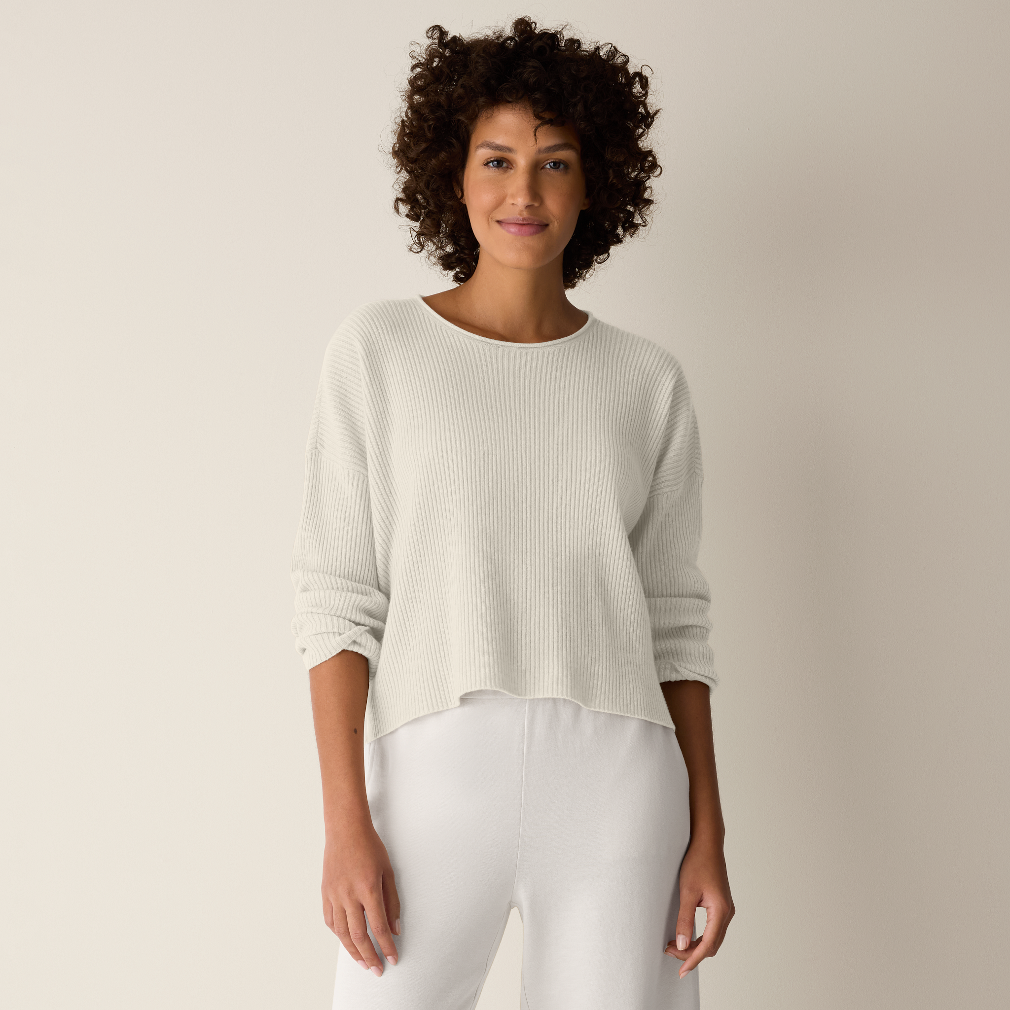 Italian Cashmere Crew Neck Top