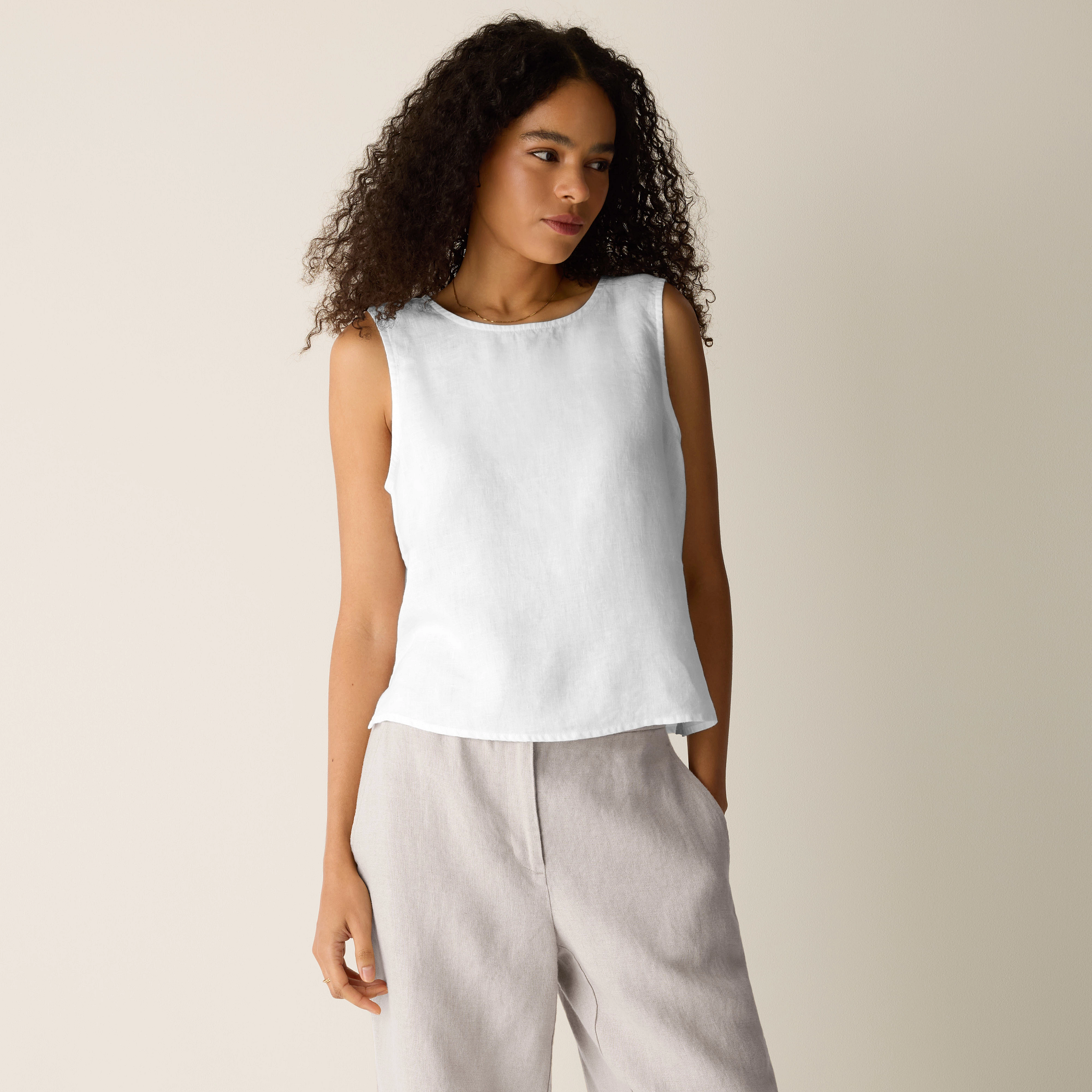 Organic Linen Shell