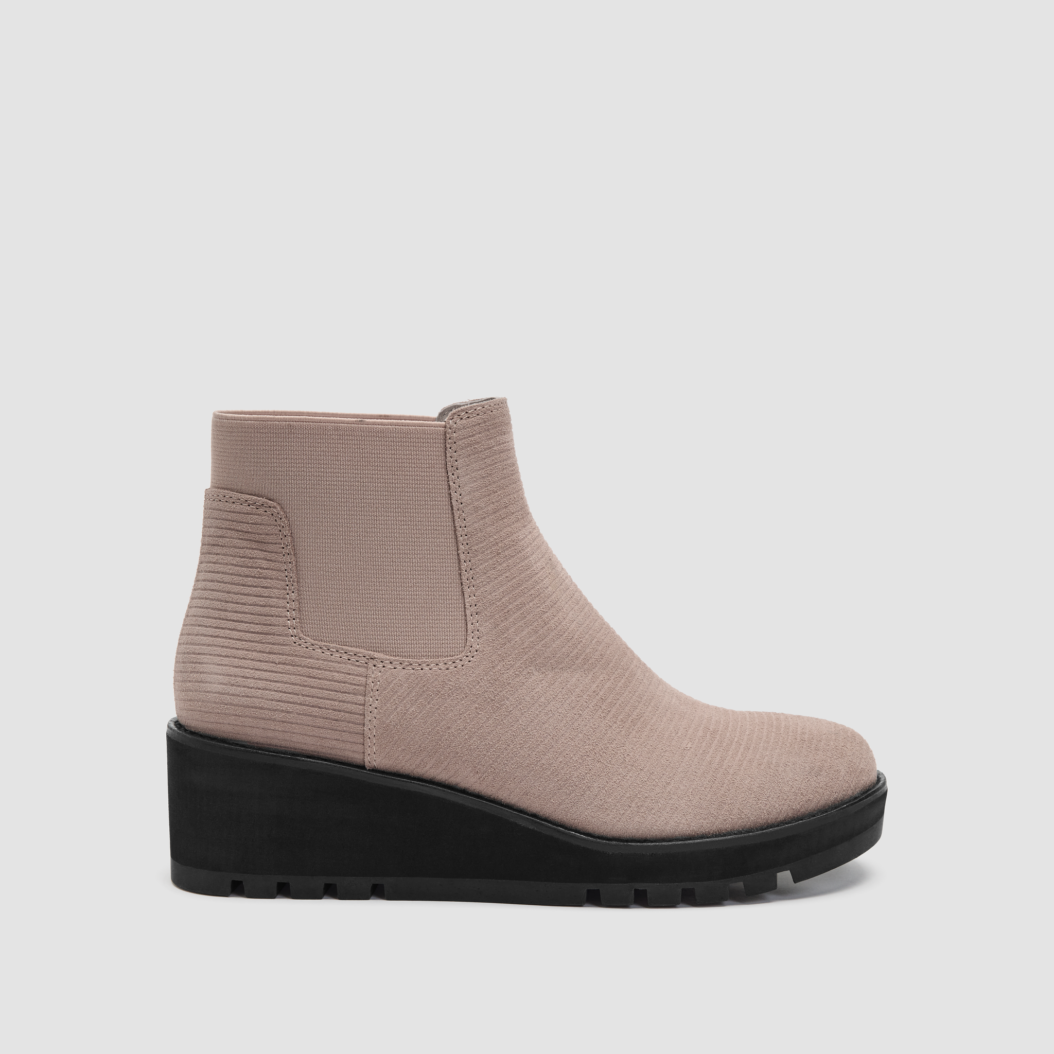 Chelsea Corduroy Wedge Bootie