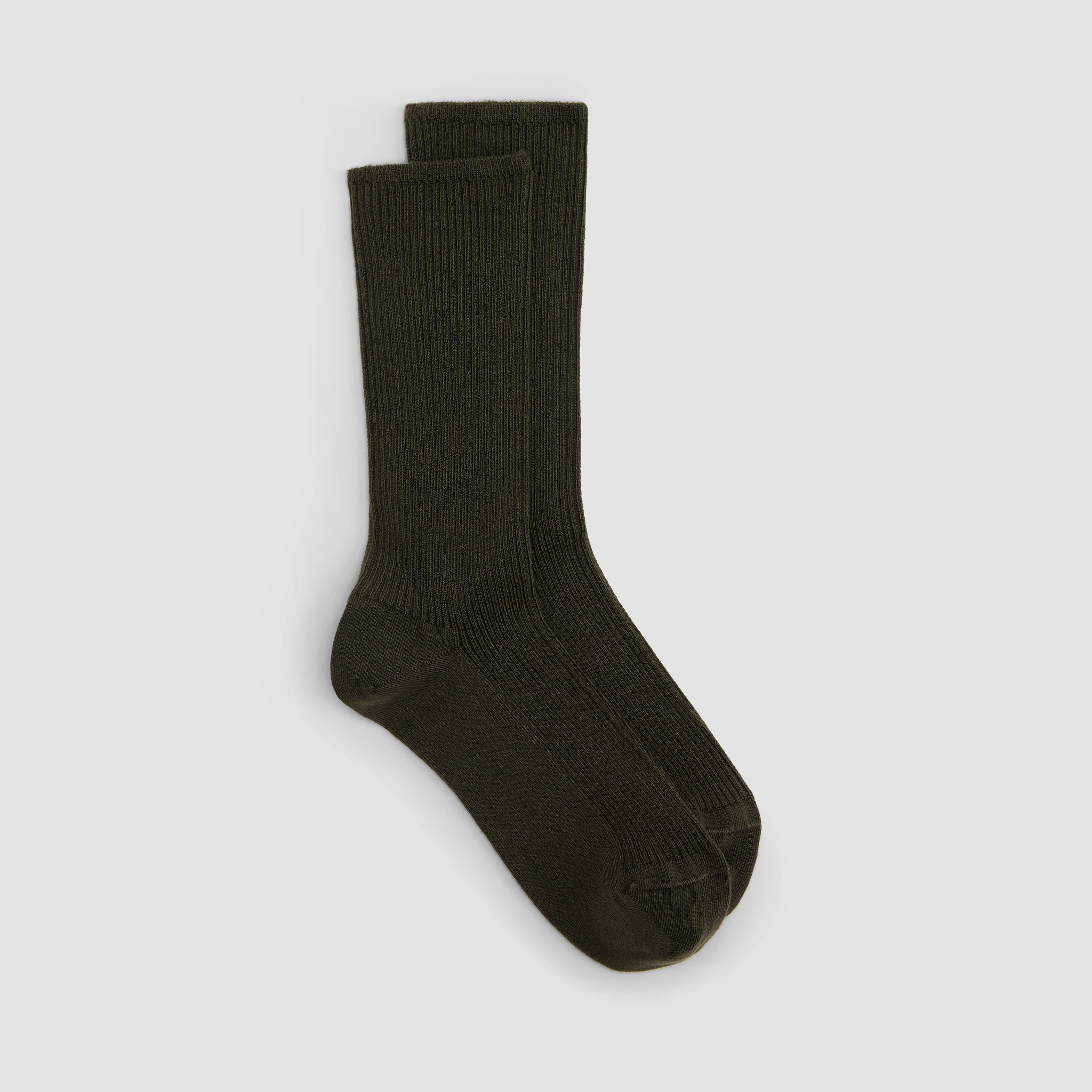 Ribbed Knit Trouser Sock
