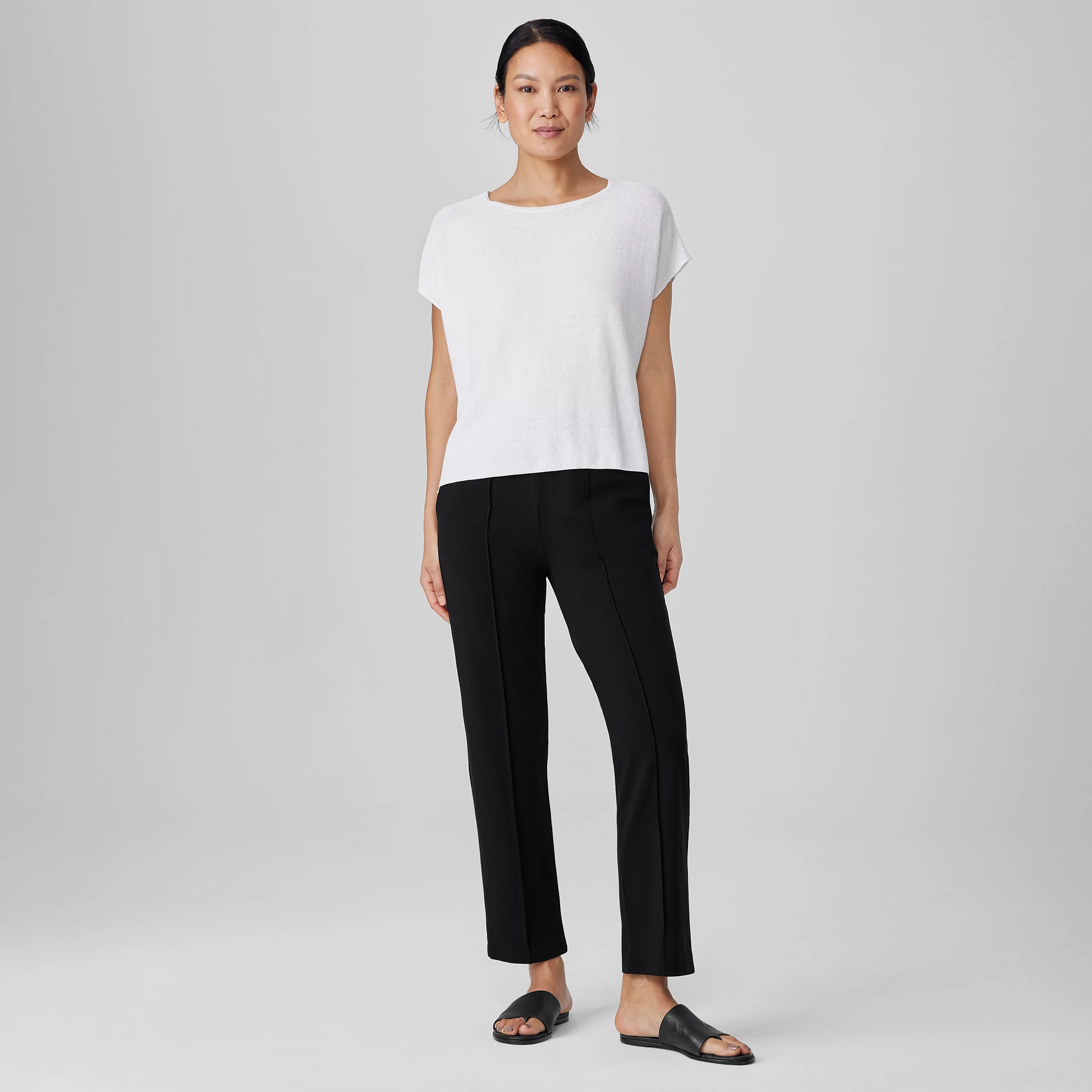 Pima Cotton Stretch Jersey Pintuck Pant EILEEN FISHER pima-cotton-stretch-jersey-pintuck-pant-eileen-fisher
