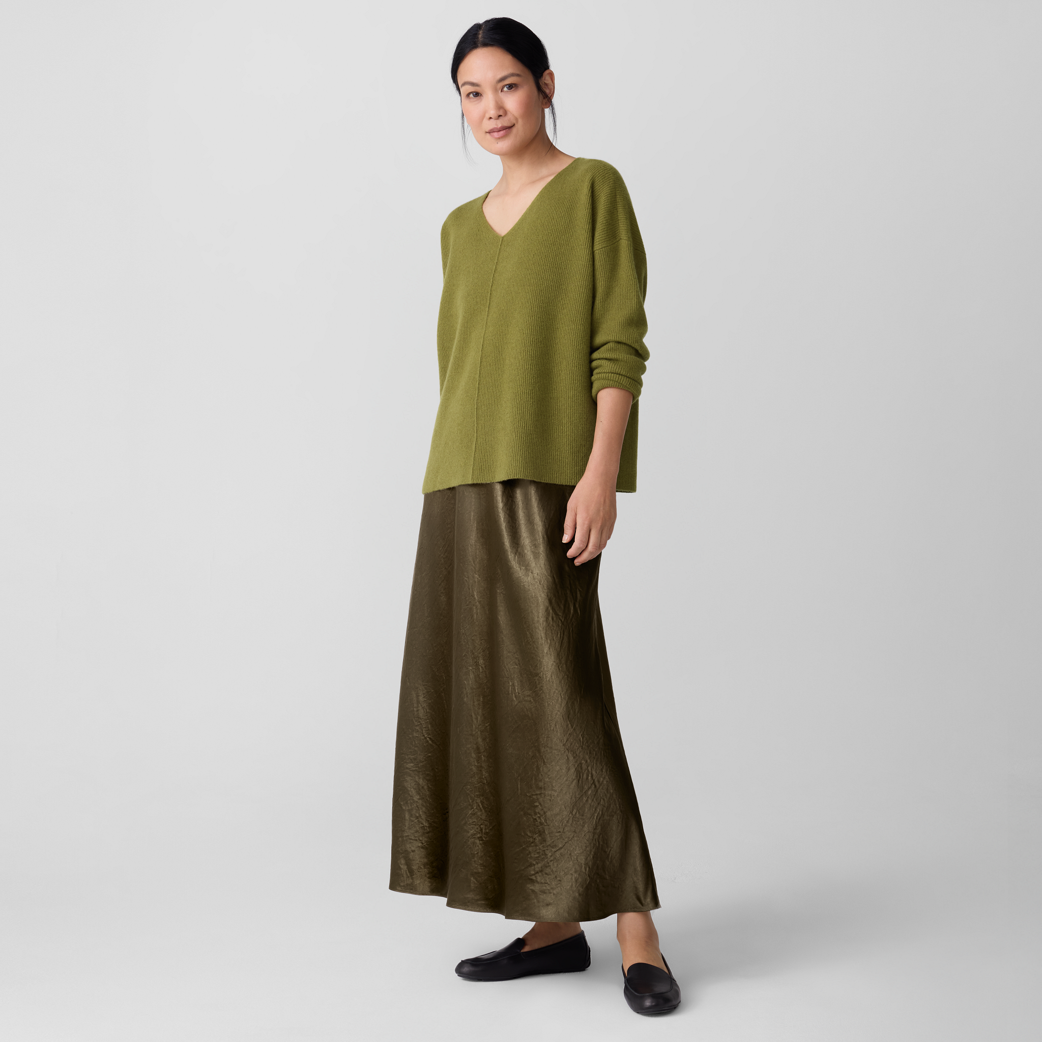 Italian Cashmere V-Neck Top from EILEEN FISHER - $279.20