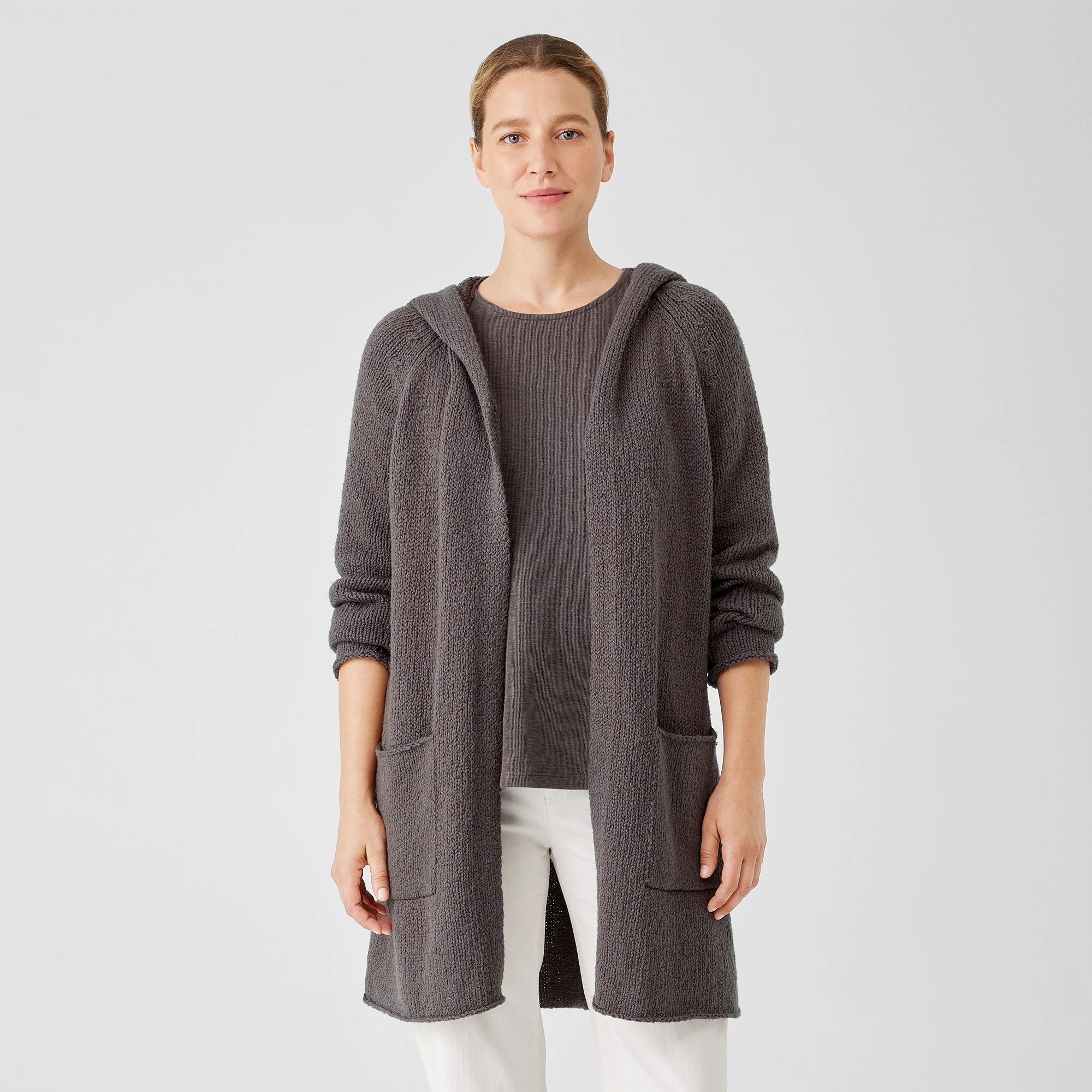 Peruvian Organic Cotton Crimp Hooded 