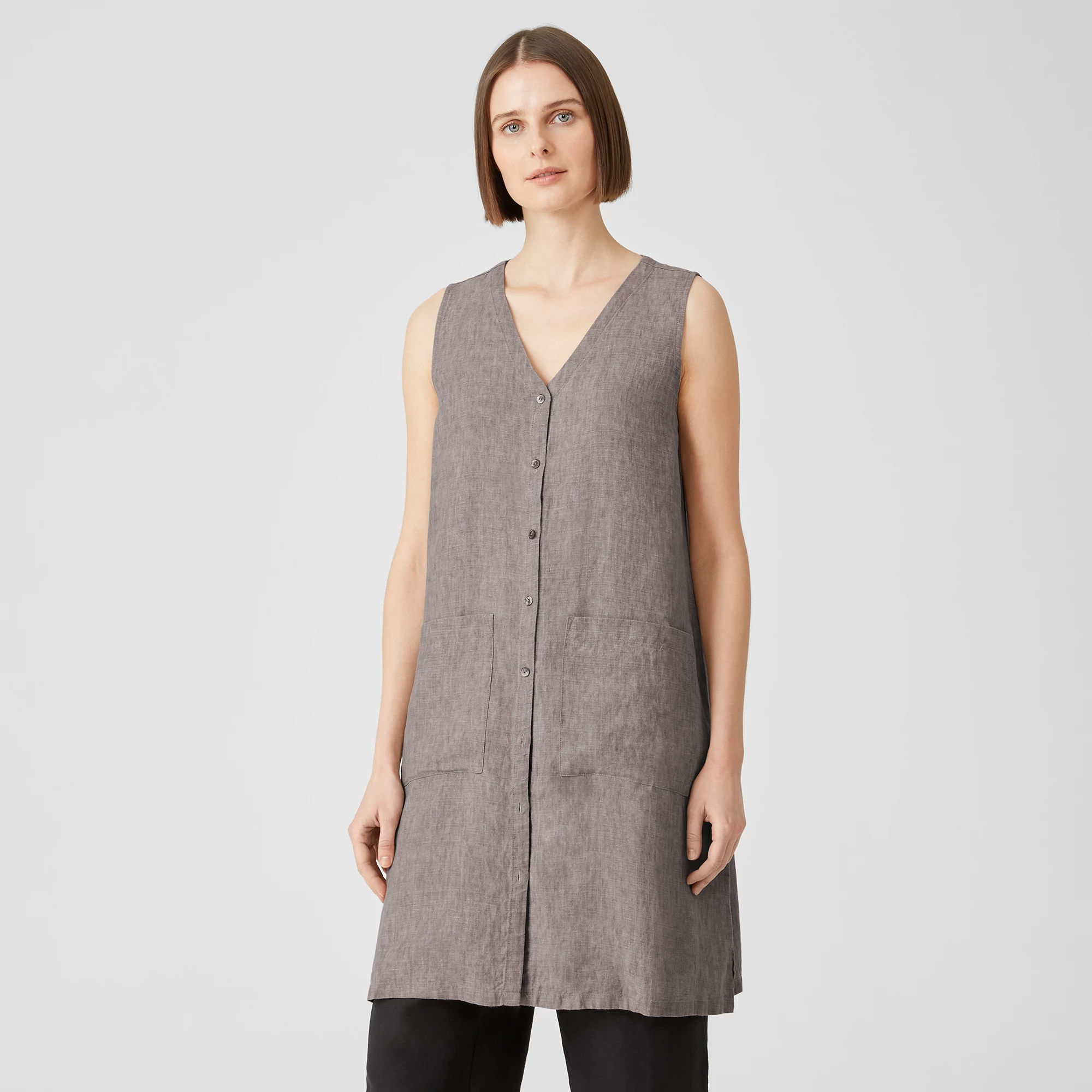 eileen fisher v neck top