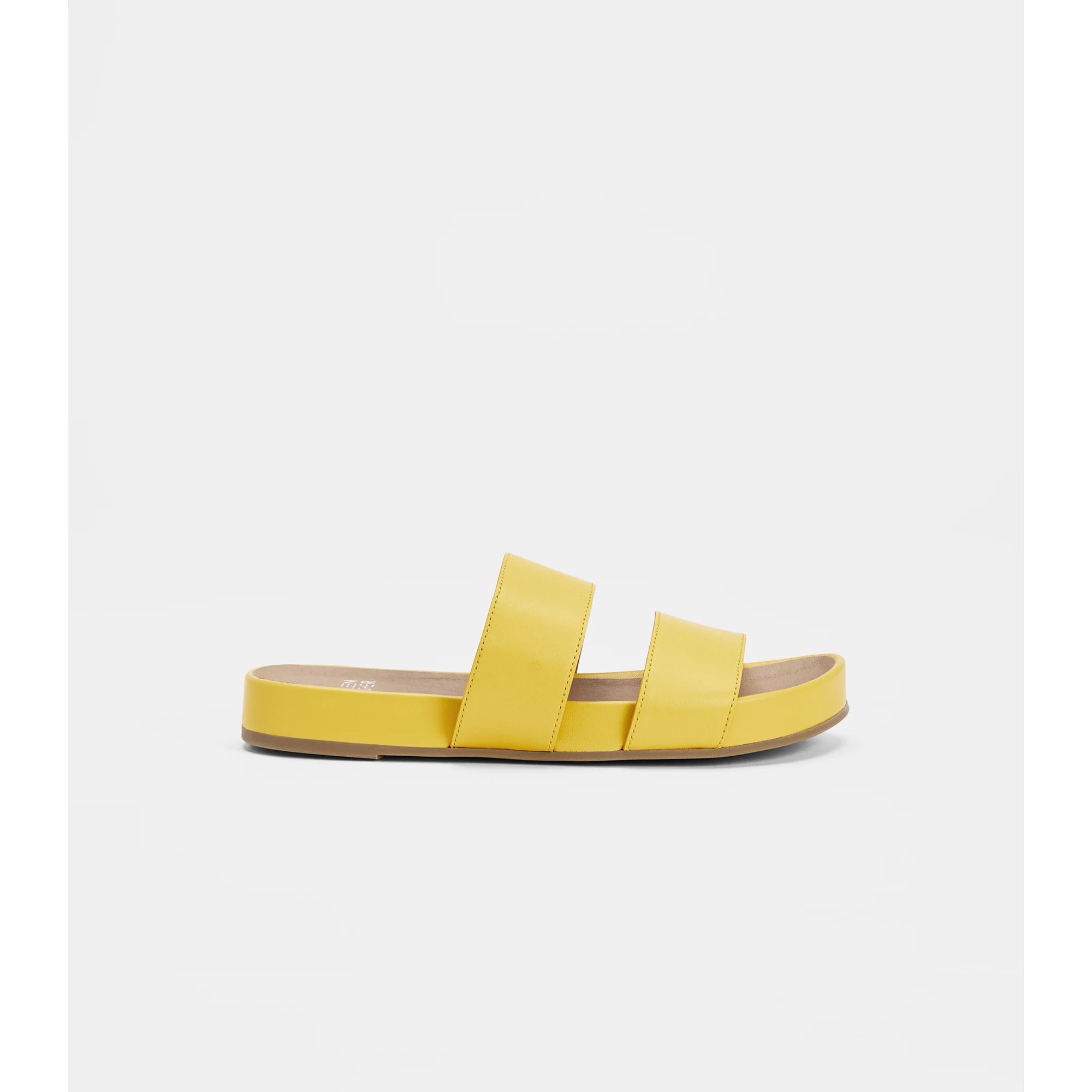 Deed Smooth Leather Slide Sandal | EILEEN FISHER