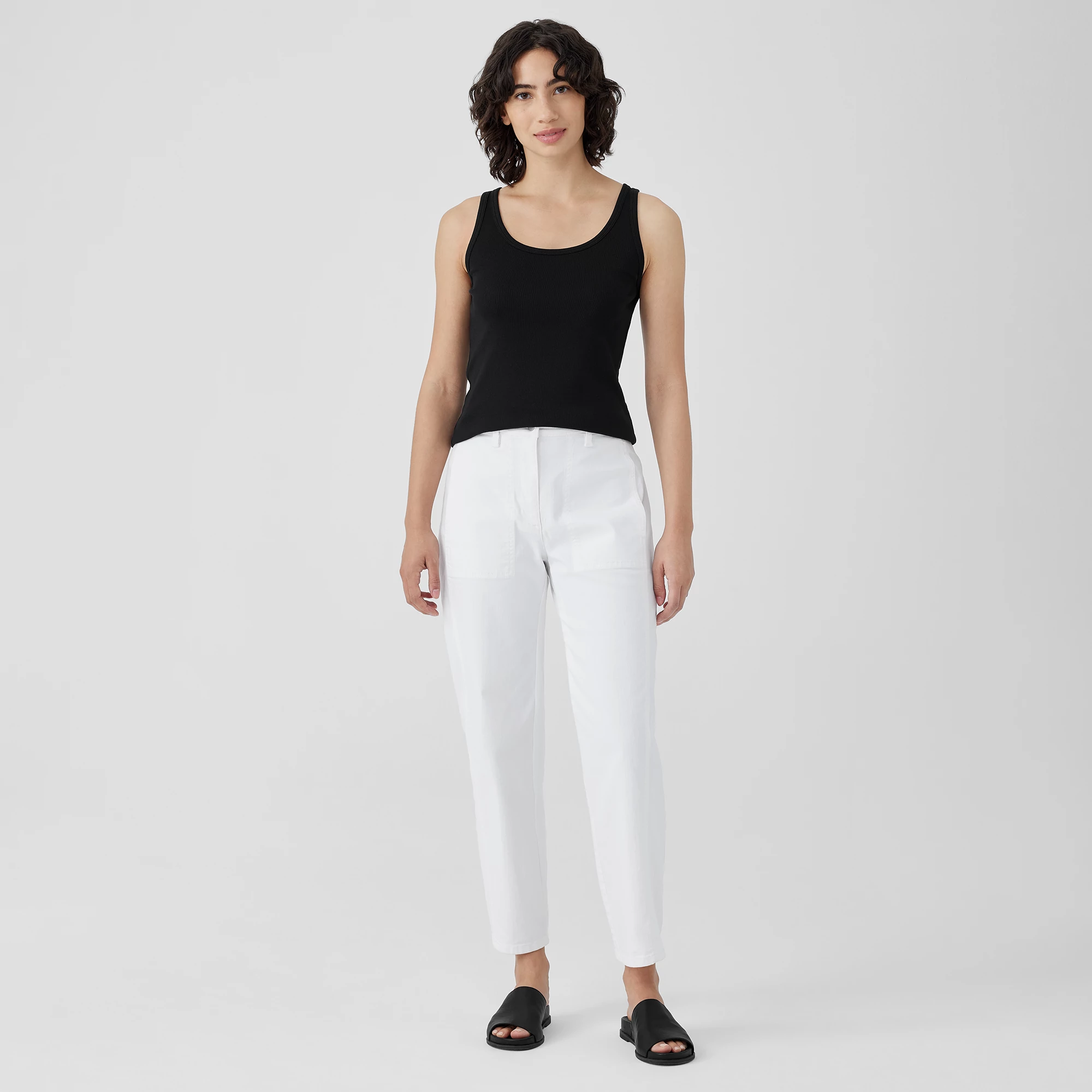 Organic Cotton Denim Lantern Jean | EILEEN FISHER