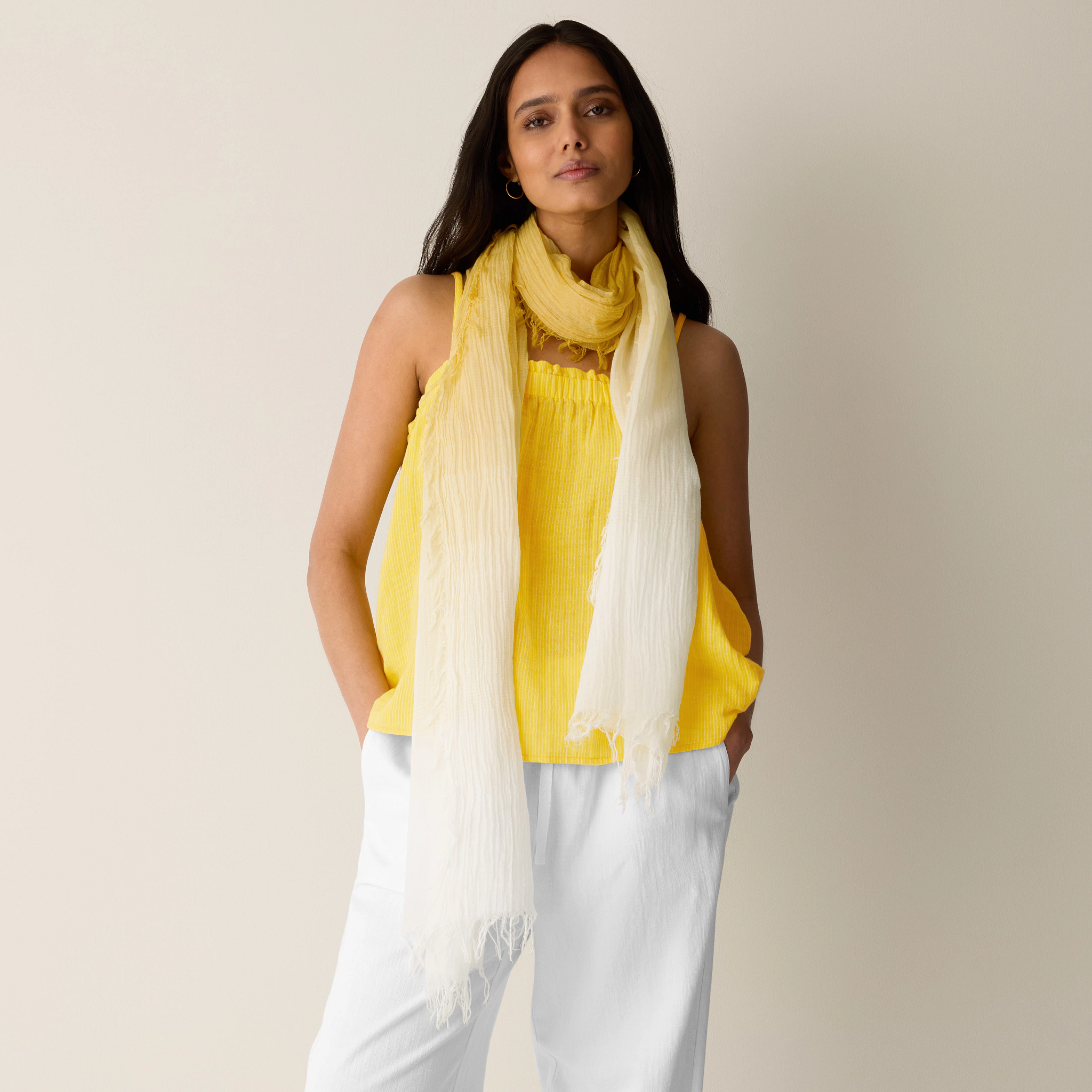 Watercolor Cotton Gauze from EILEEN FISHER - $148