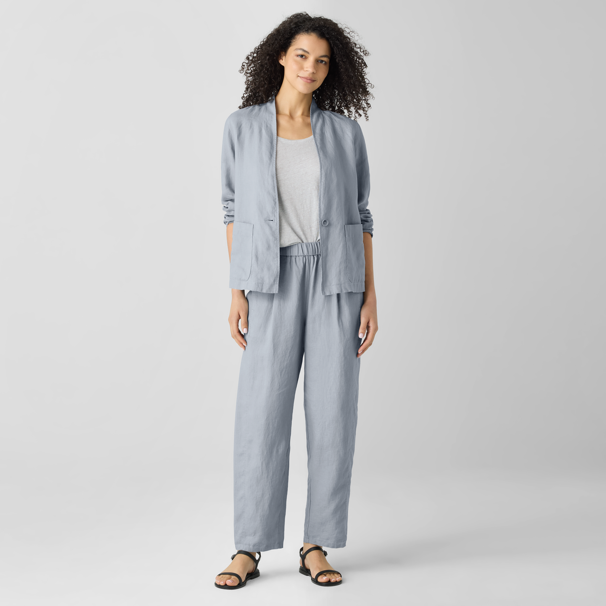 Organic Linen Lantern Pant | EILEEN FISHER