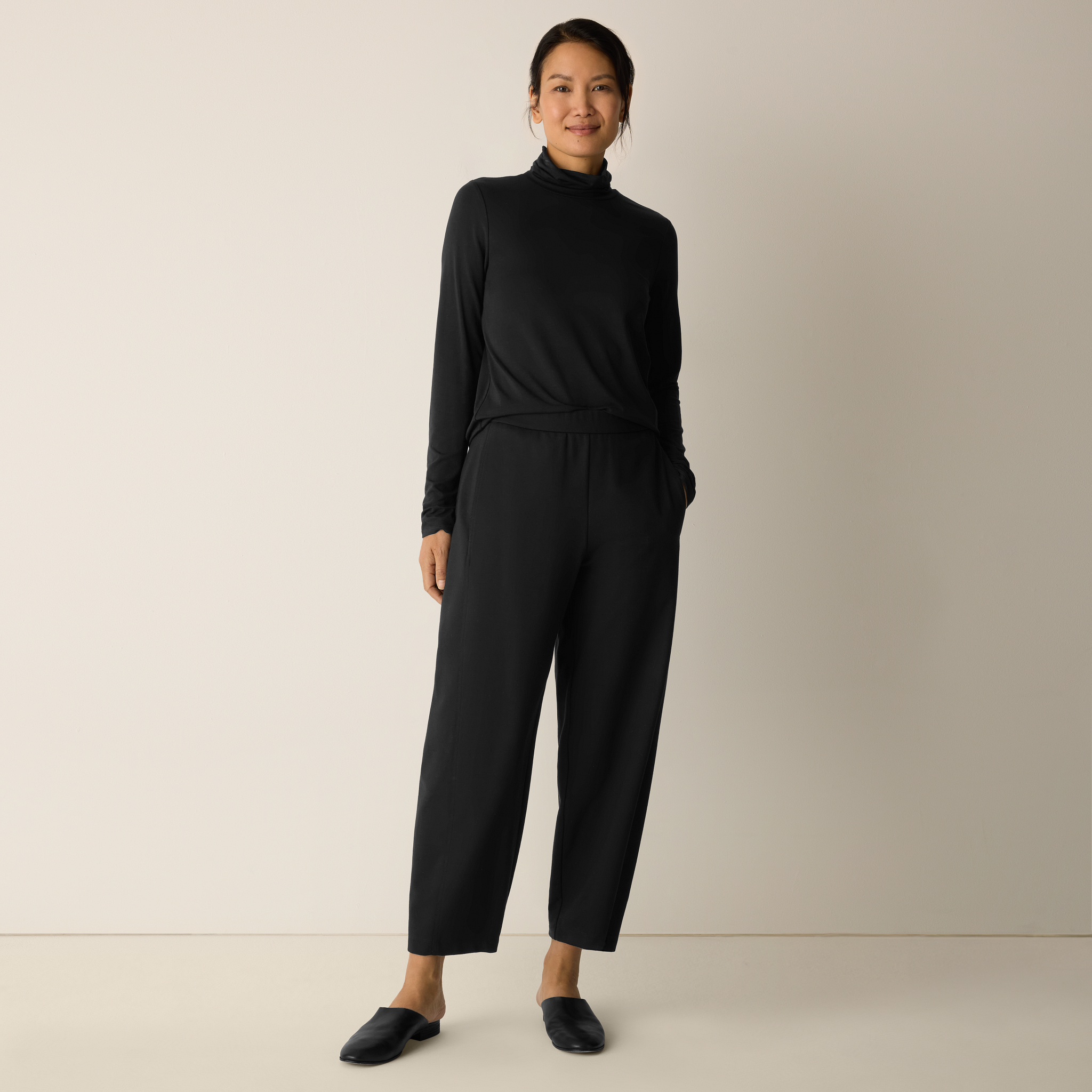 Washable Flex Ponte Lantern Pant