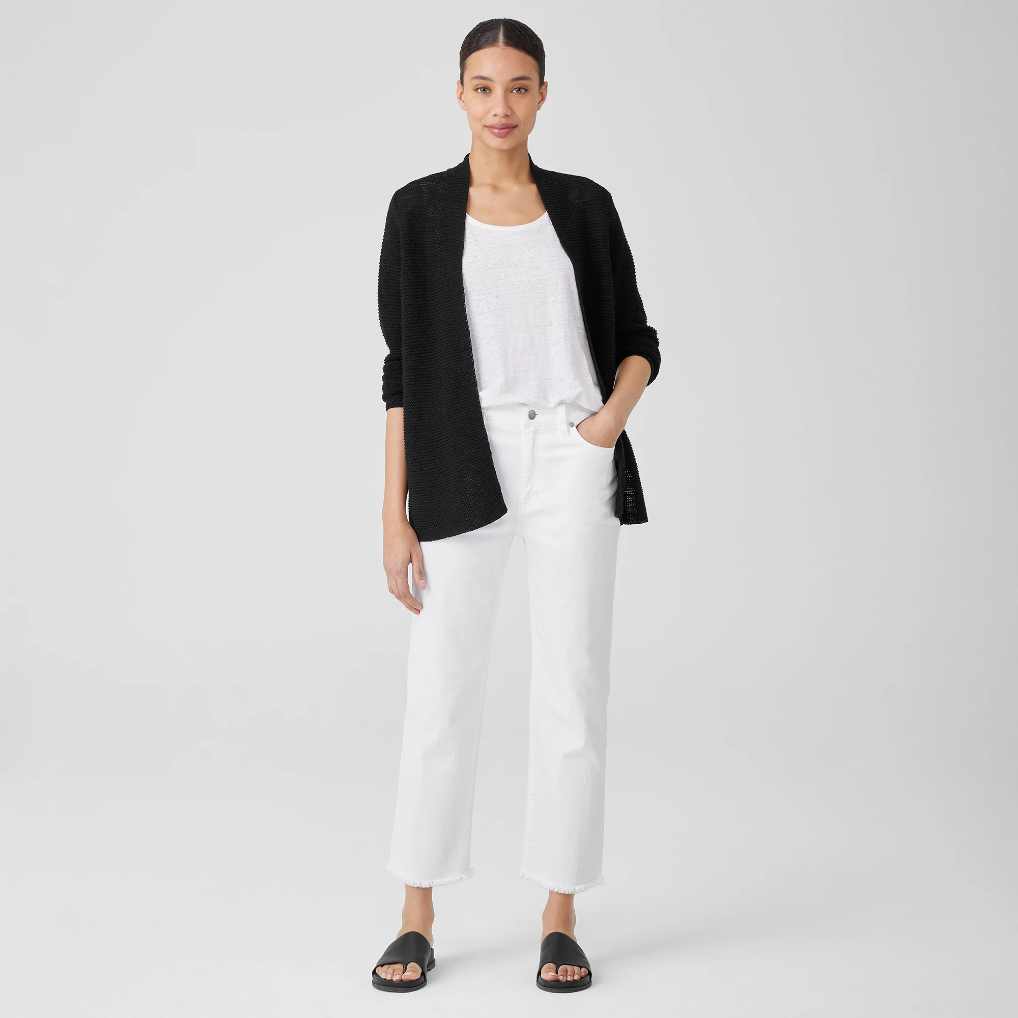 Organic Cotton Denim Straight Jean