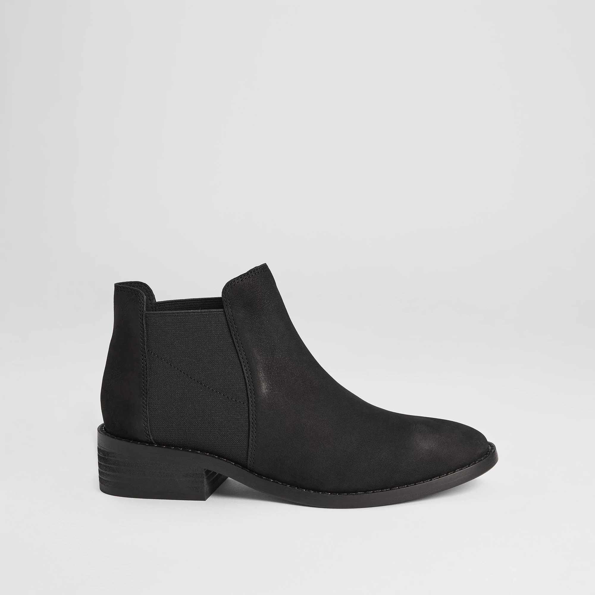 Roy Tumbled Nubuck Leather Bootie from EILEEN FISHER - $183.20