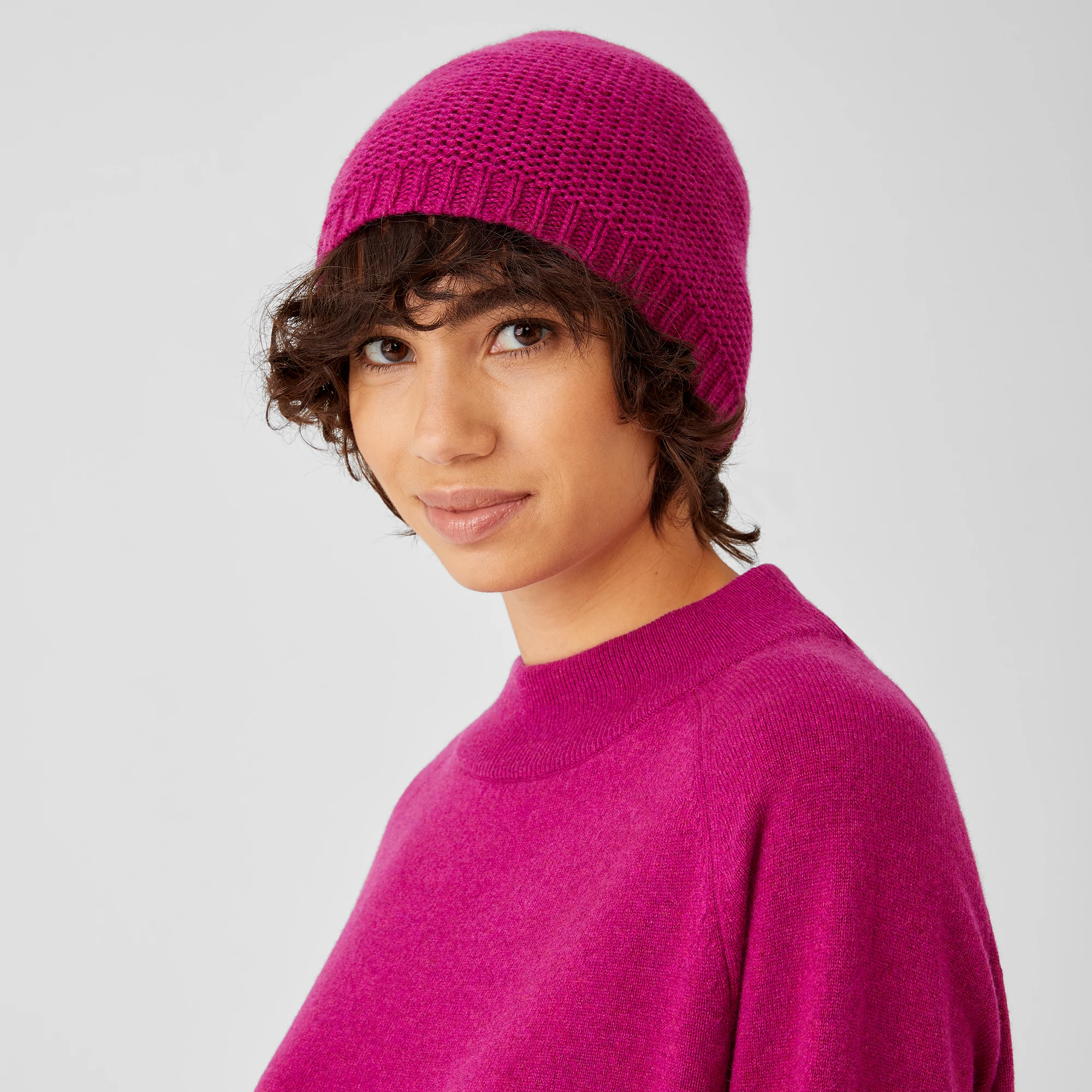 Recycled Cashmere Wool Hat | EILEEN FISHER