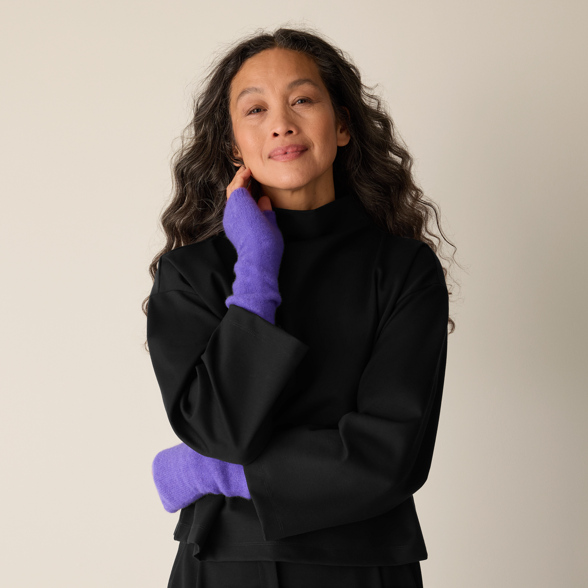 Cashmere Silk Boucle Bliss Glovelettes