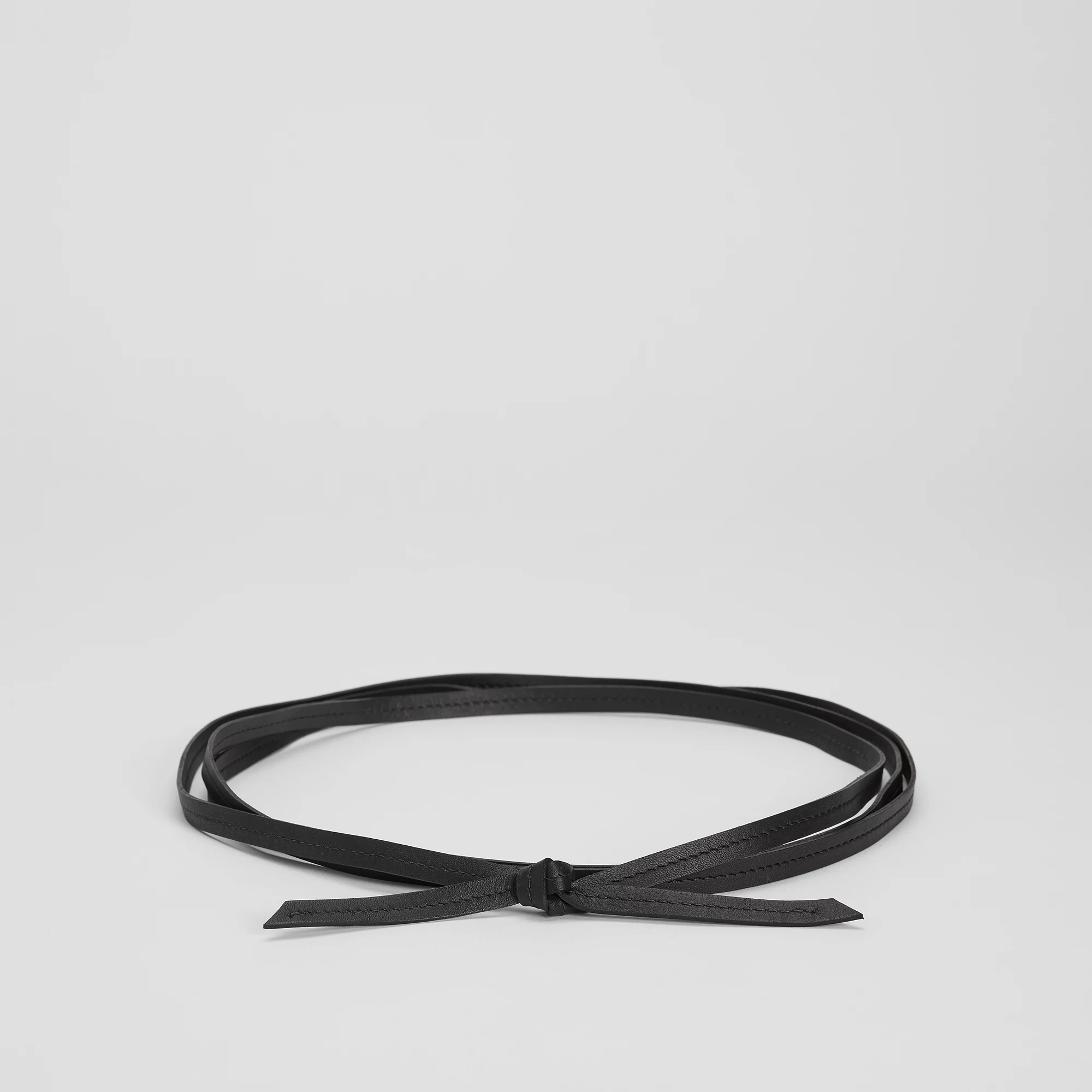 小物 RAINMAKER KNOTTED BELT BLACK RAINMAKER KNOTTED BELT LEATHER BLACK Used MESC-0 | eBay