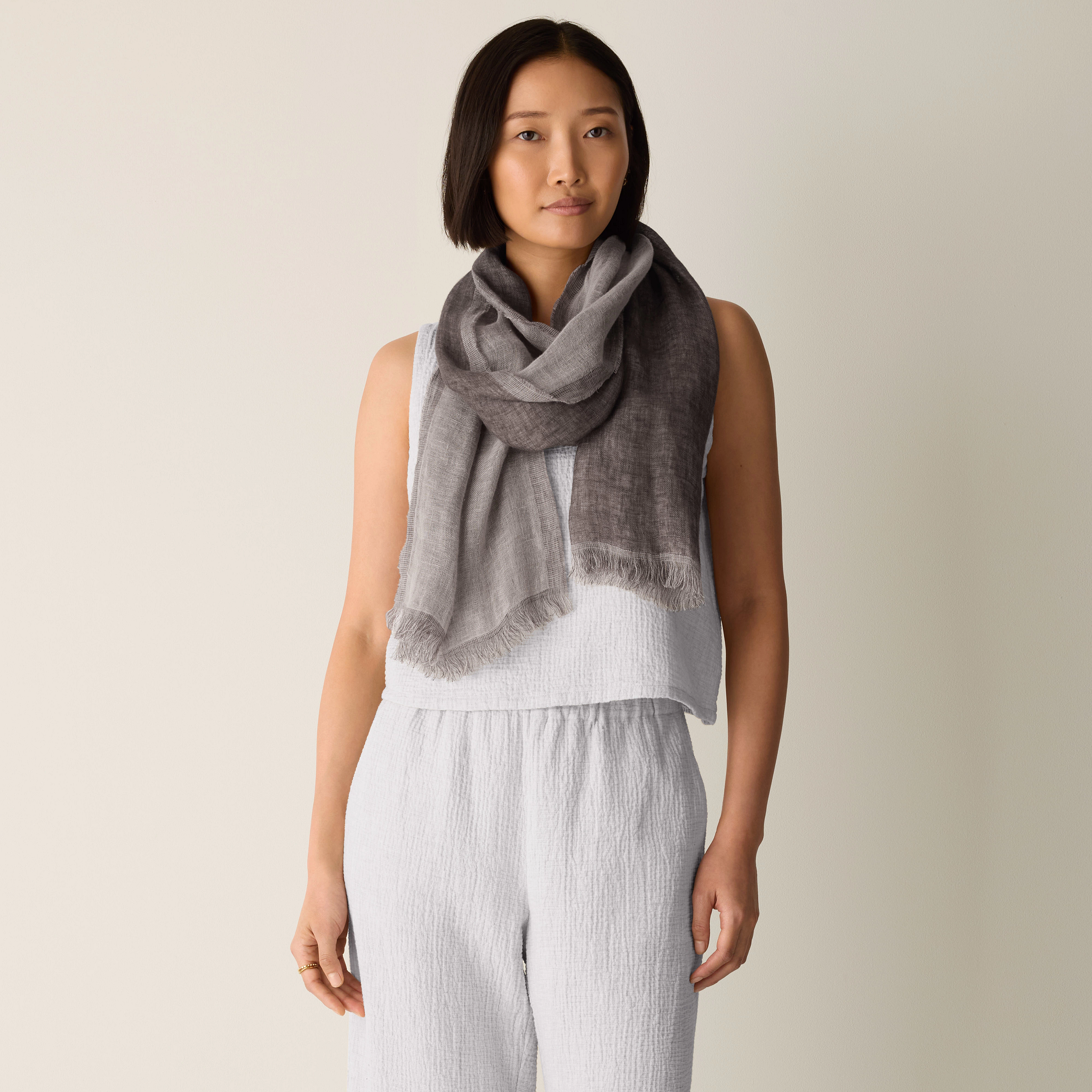 Linen Doubleweave Scarf