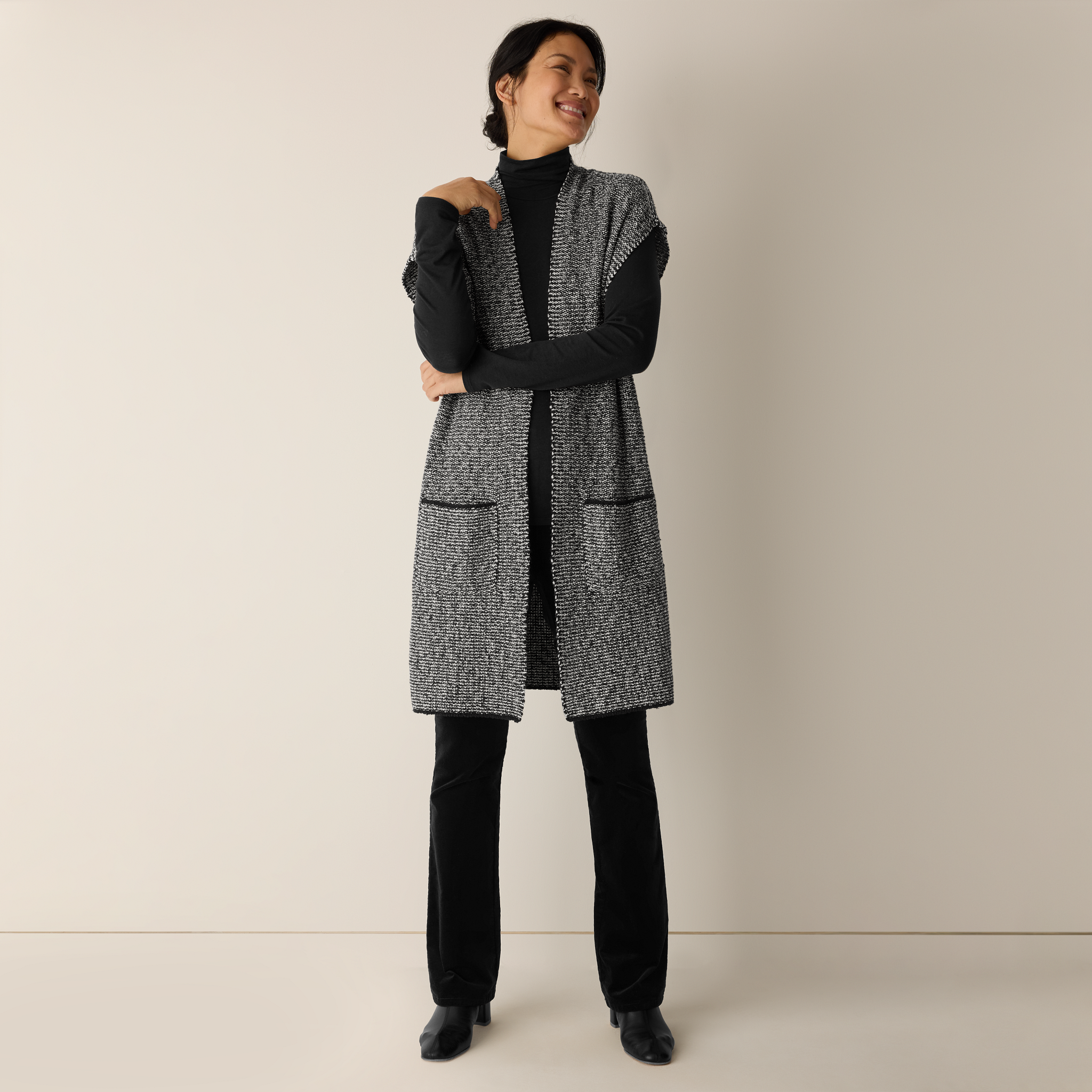 Peruvian Cotton Cloud Vest