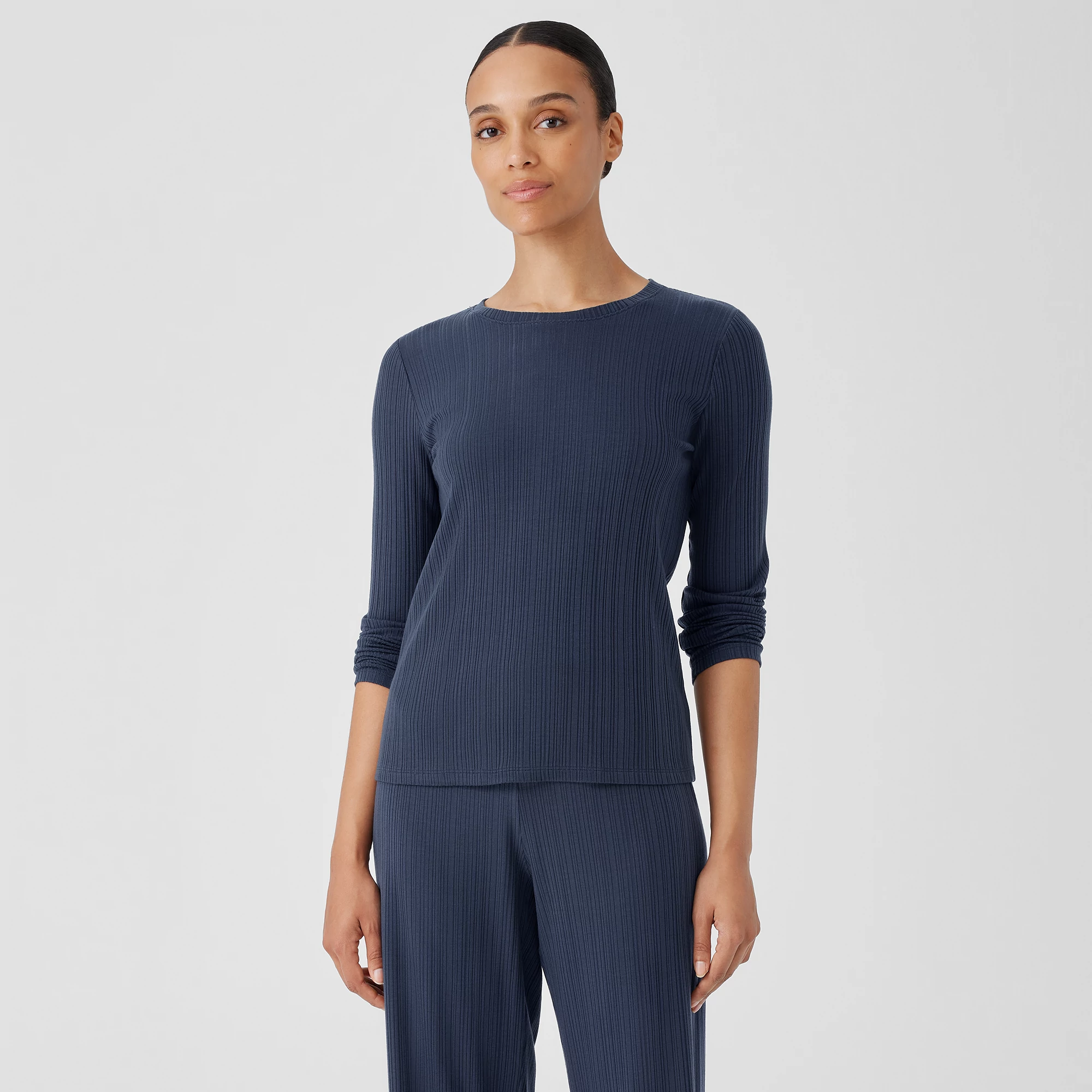 ニット/セーター FRAY I.D - Her lip to Volume sleeve Rib Knit Top S4DEF-T0011M-414.png