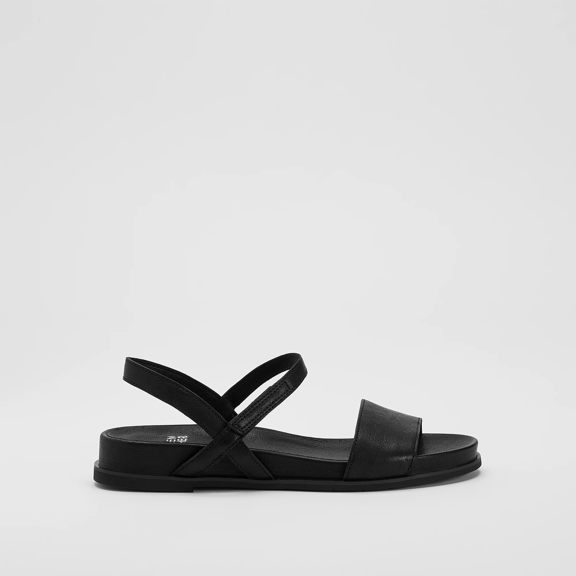 Demo Leather Ankle-Strap Sandal | EILEEN FISHER