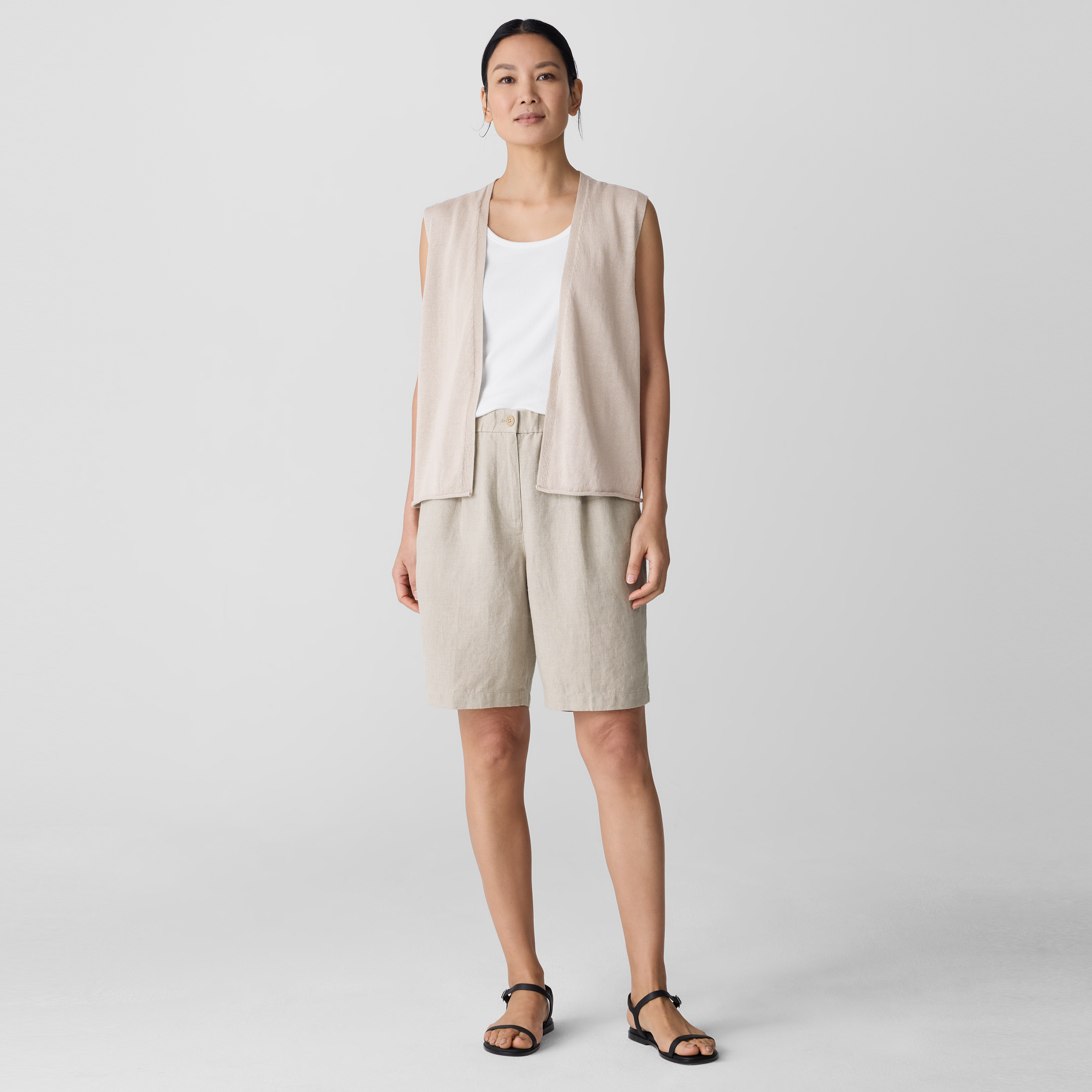 Organic Linen Shorts