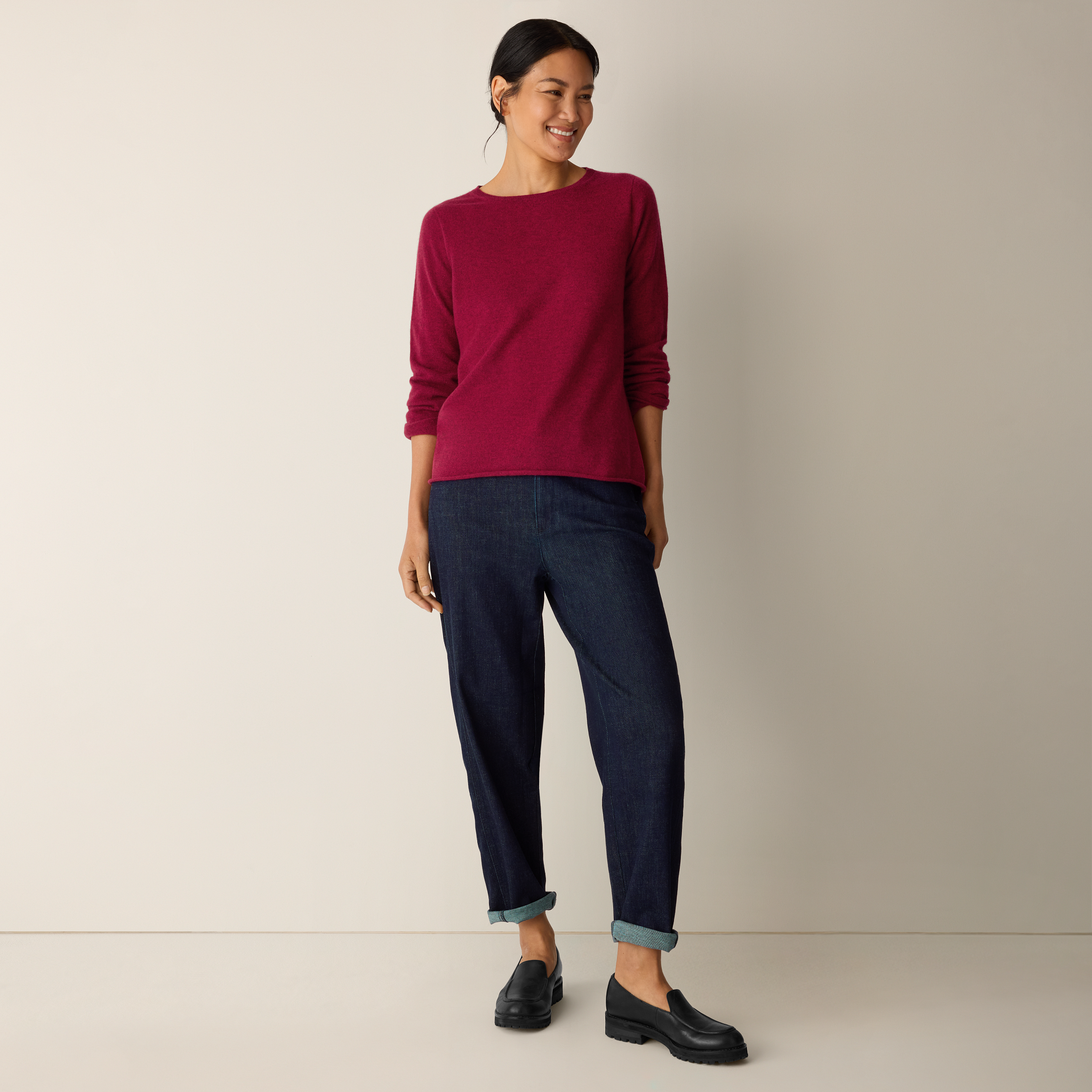 Italian Cashmere Bateau Neck Top from EILEEN FISHER - $295.20