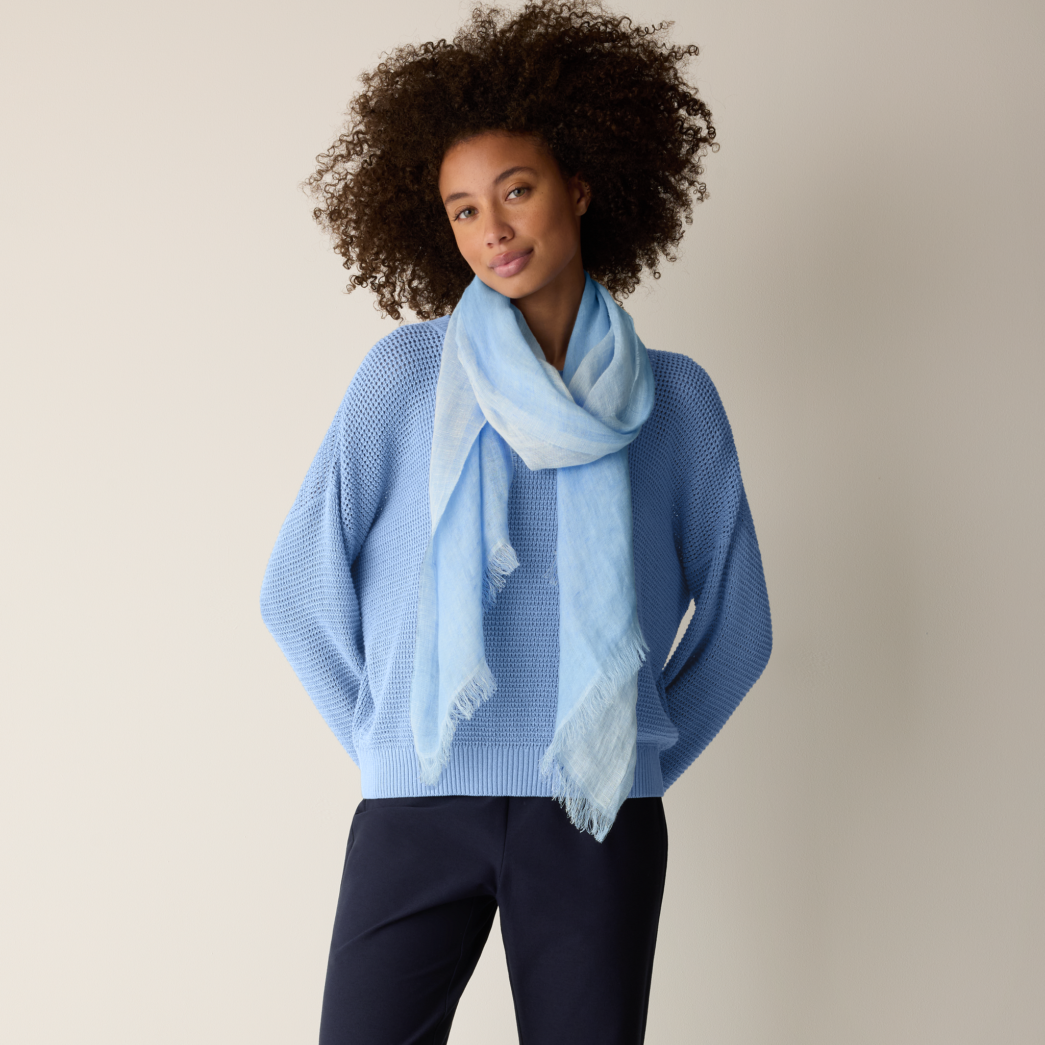 Linen Doubleweave Scarf