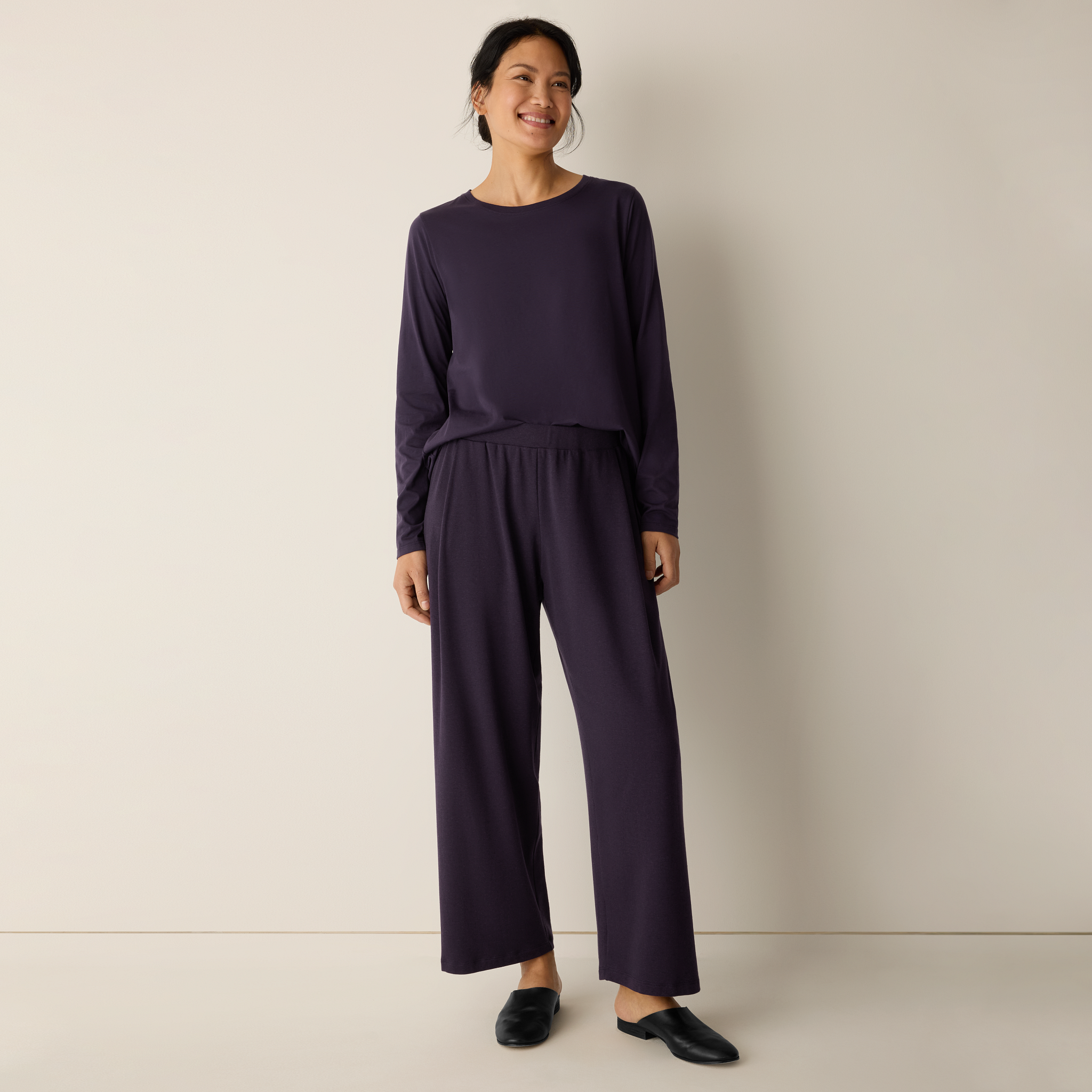 Cozy Brushed Terry Hug Straight Pant
