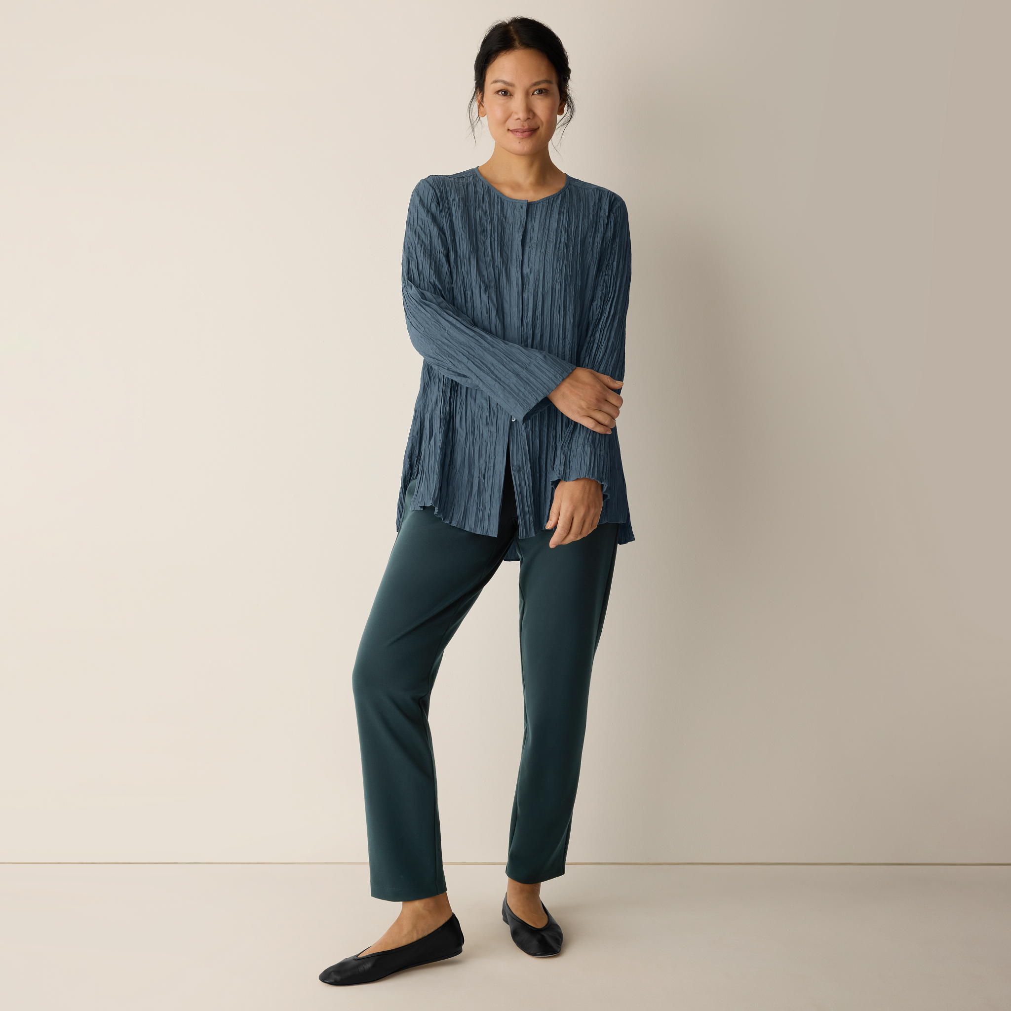Washable Flex Ponte Slim Pant