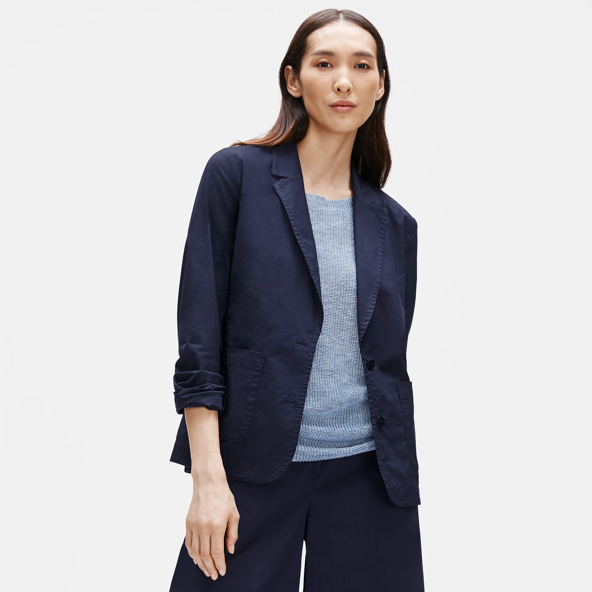 FRANK POPLIN BLAZER