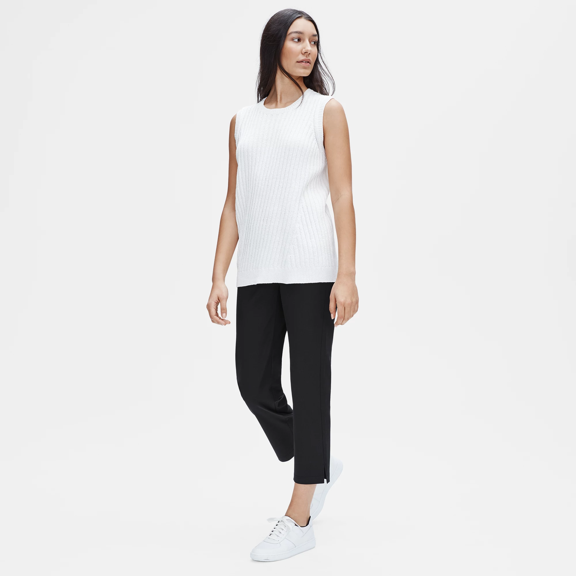 Organic Cotton Slim Pant | EILEEN FISHER