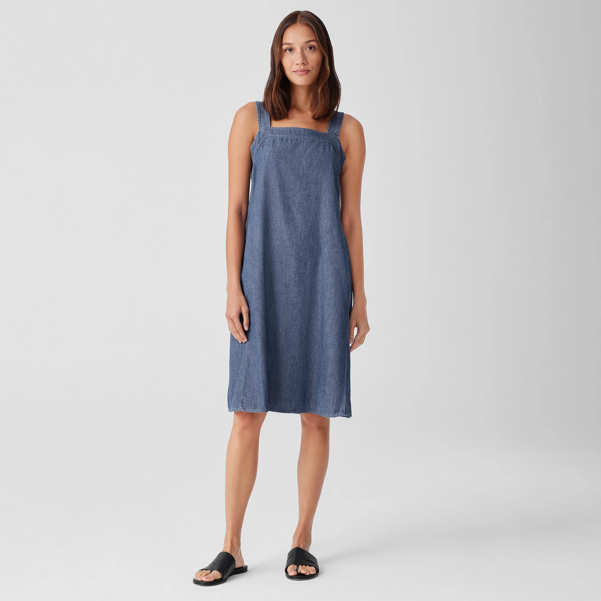 archi アーキORGANIC COTTON TWIL SLIT DRESS ORGANIC COTTON TWILL SLIT DRESS (AS21-A1) | archi / スカート