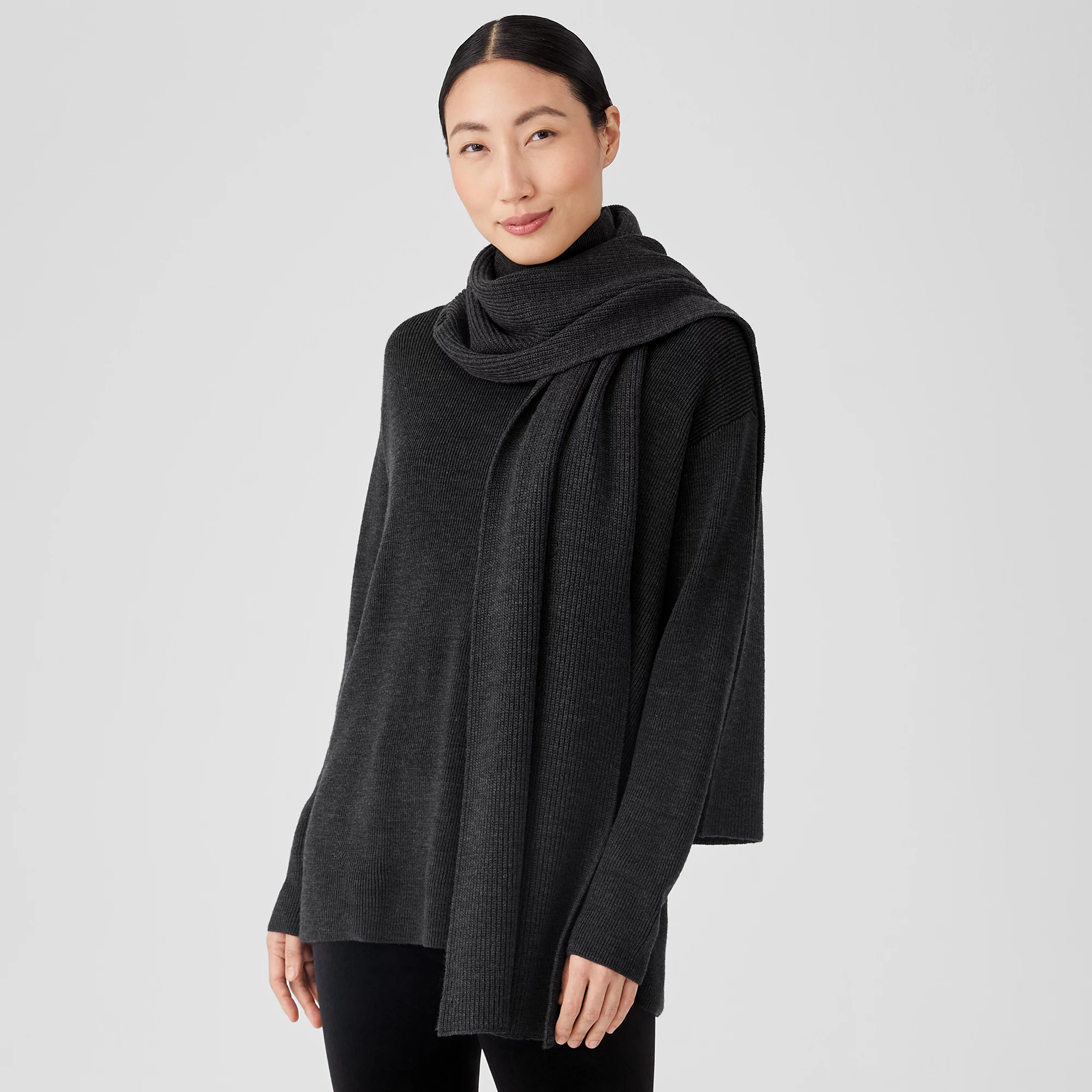 Merino Scarf in Responsible Wool | EILEEN FISHER