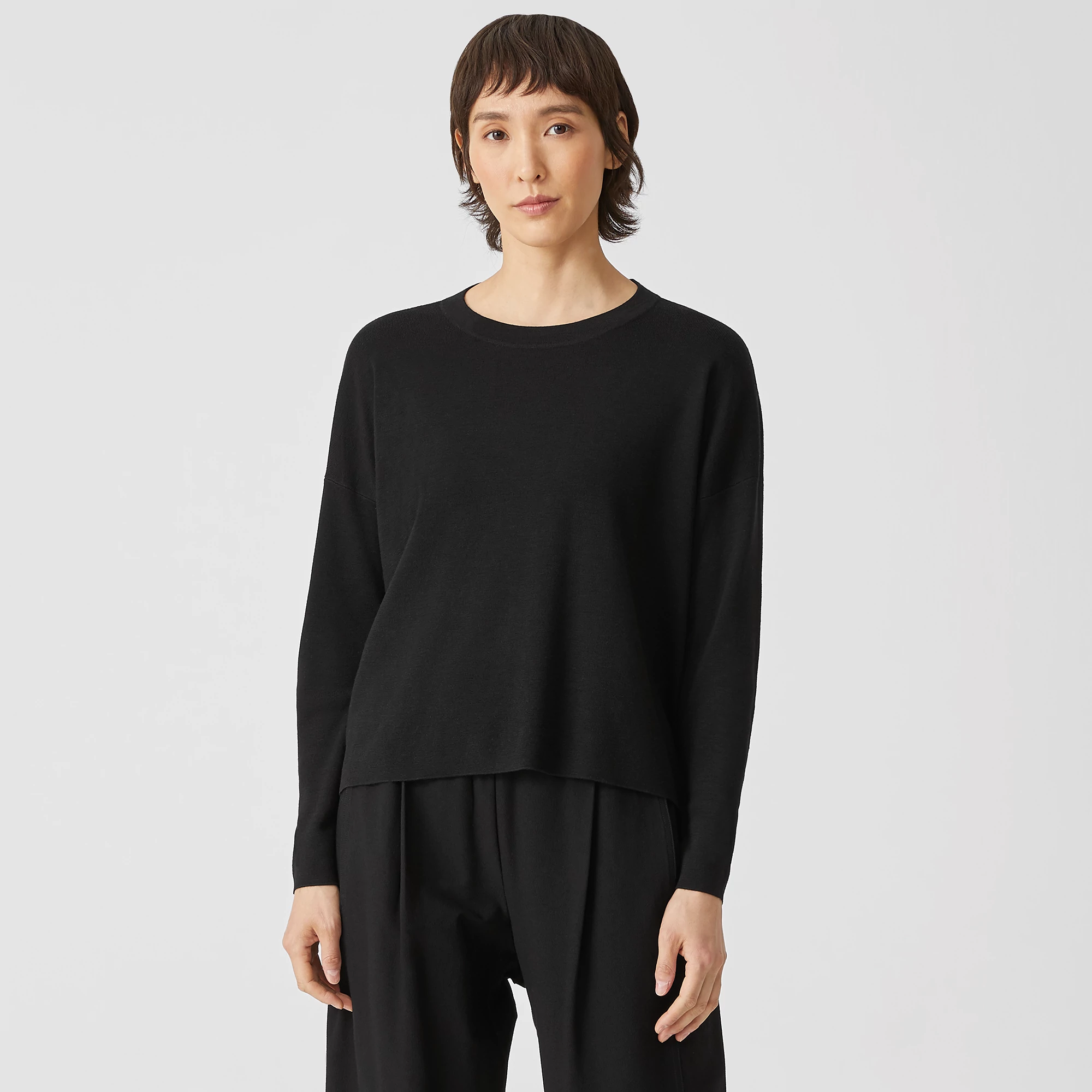 Ultrafine Merino Box-Top | EILEEN FISHER