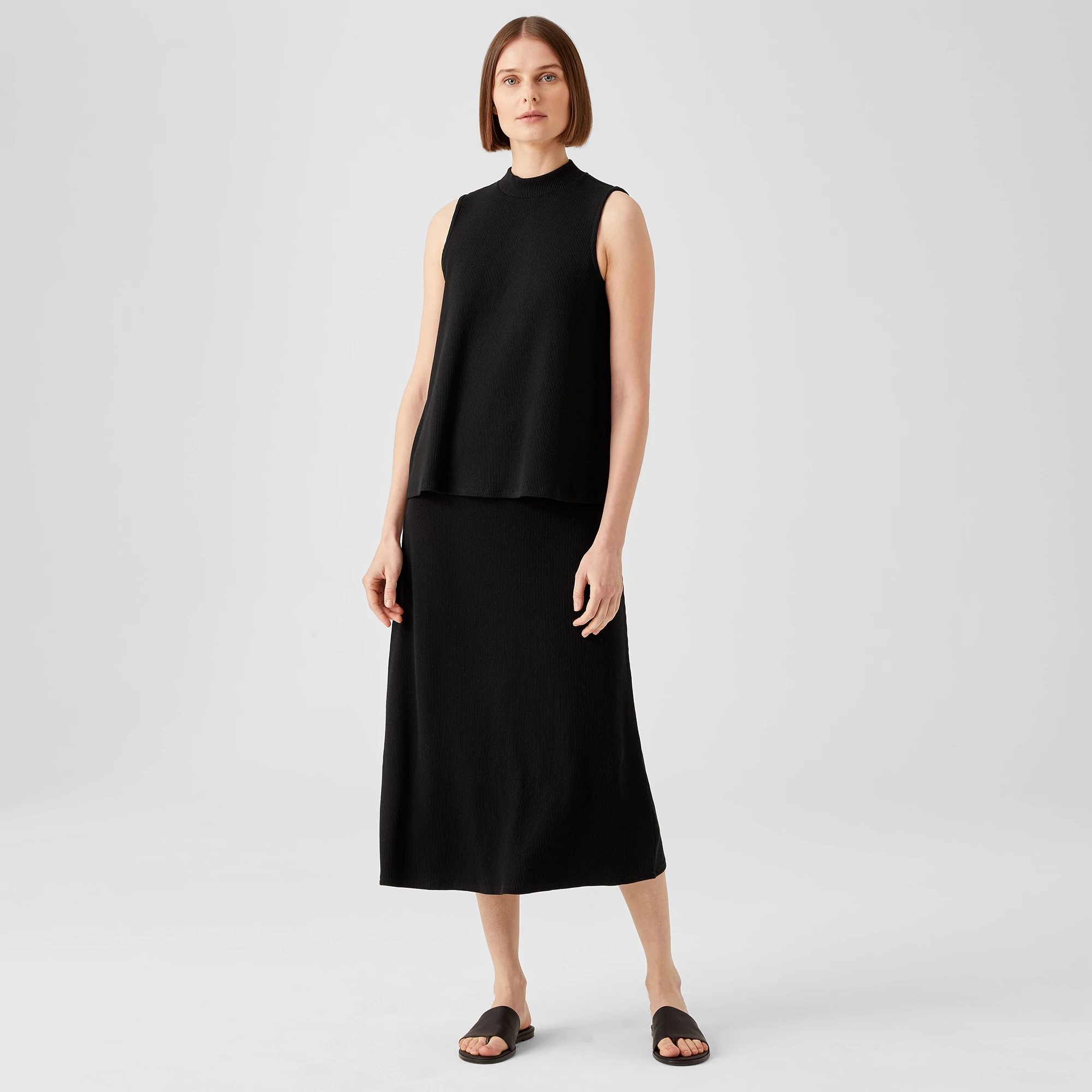Eileen Ribbed Lined Swim Dress