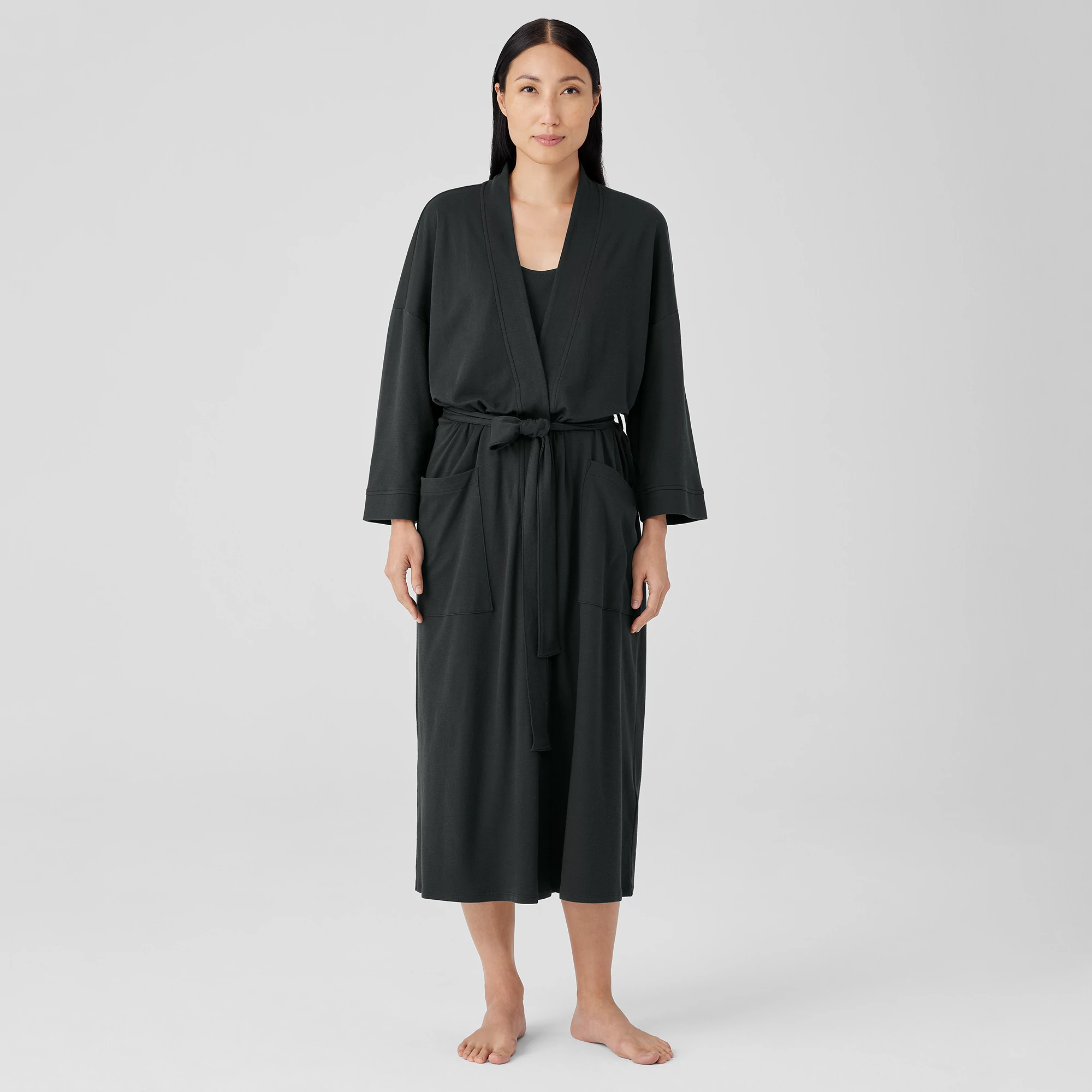 Organic Cotton Interlock Sleep Robe