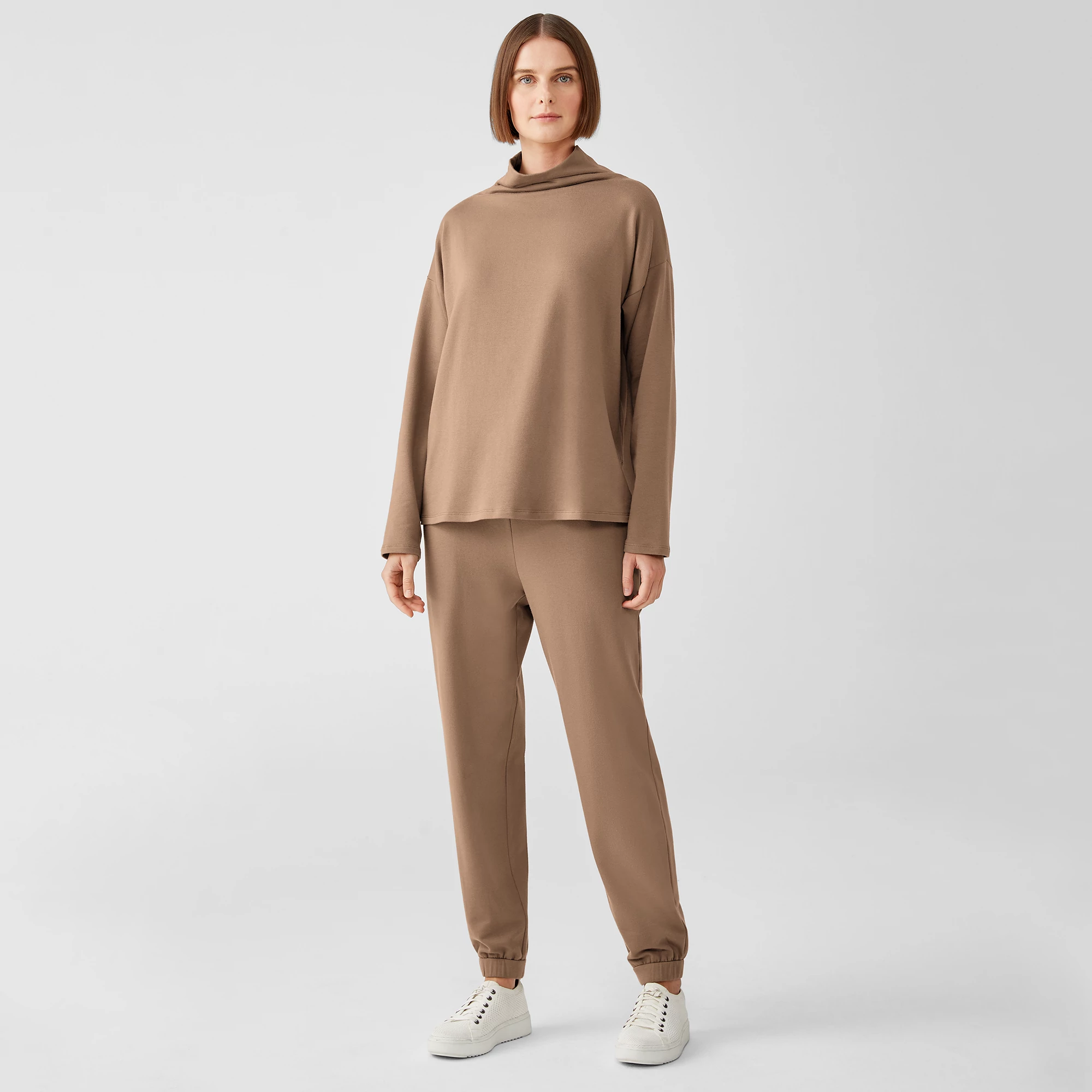 Cozy Brushed Terry Hug Jogger Pant | EILEEN FISHER