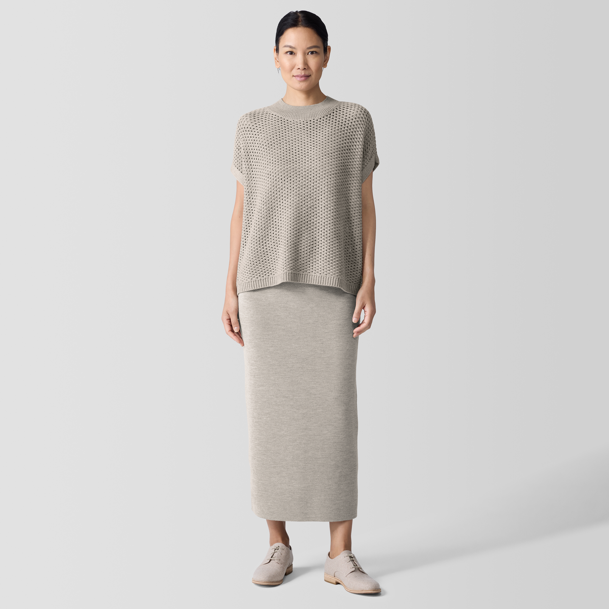 frey フレイ double pocket skirt FREY フレイDOUBLE POCKET SKIRT/Iron gray S