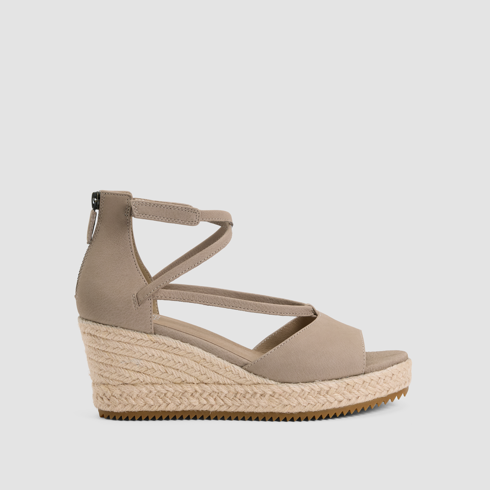 Wesson Tumbled Nubuck Wedge Espadrille from EILEEN FISHER - $135.20