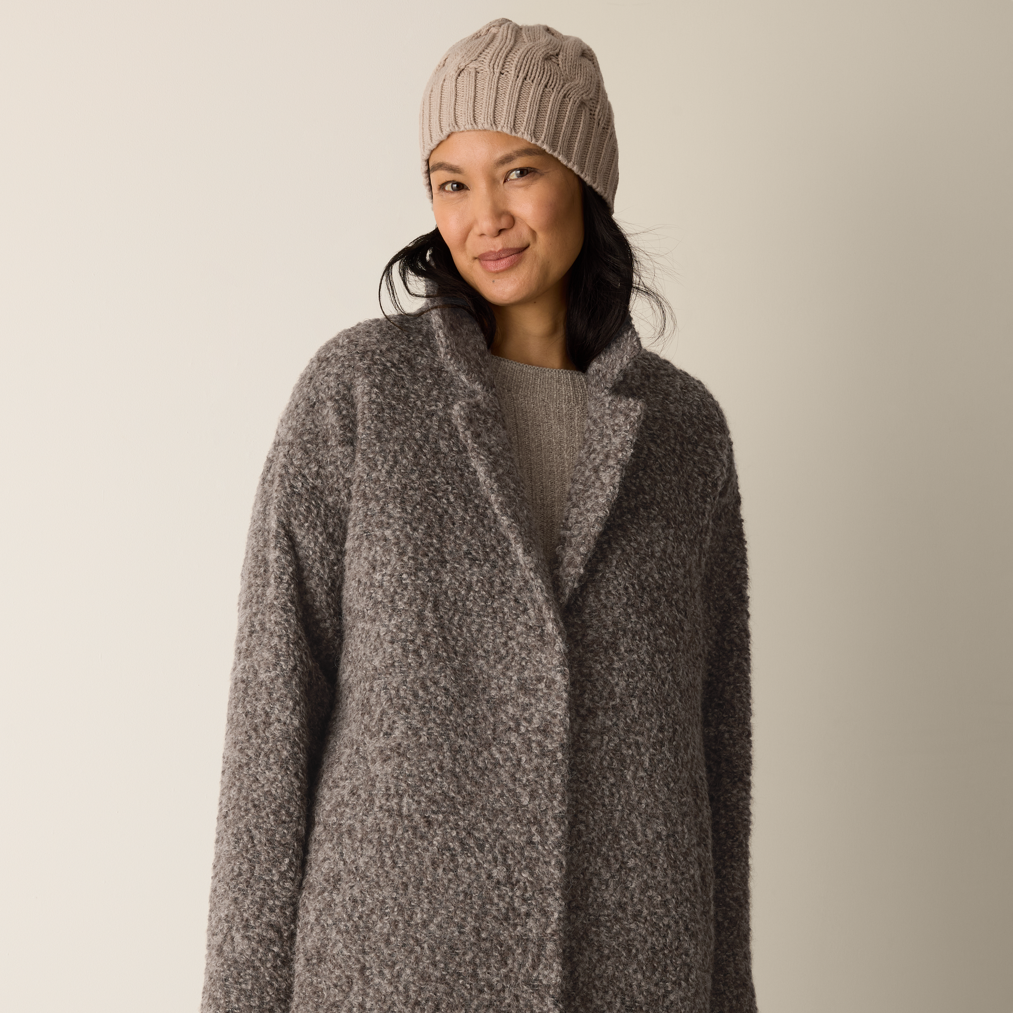 Cotton and Recycled Cashmere Hat