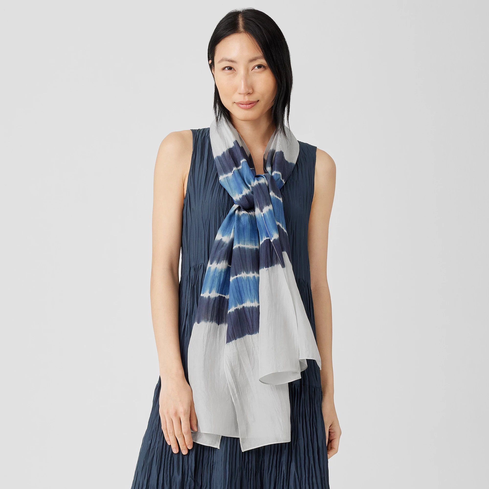 Hand-Dyed Silk Scarf | EILEEN FISHER